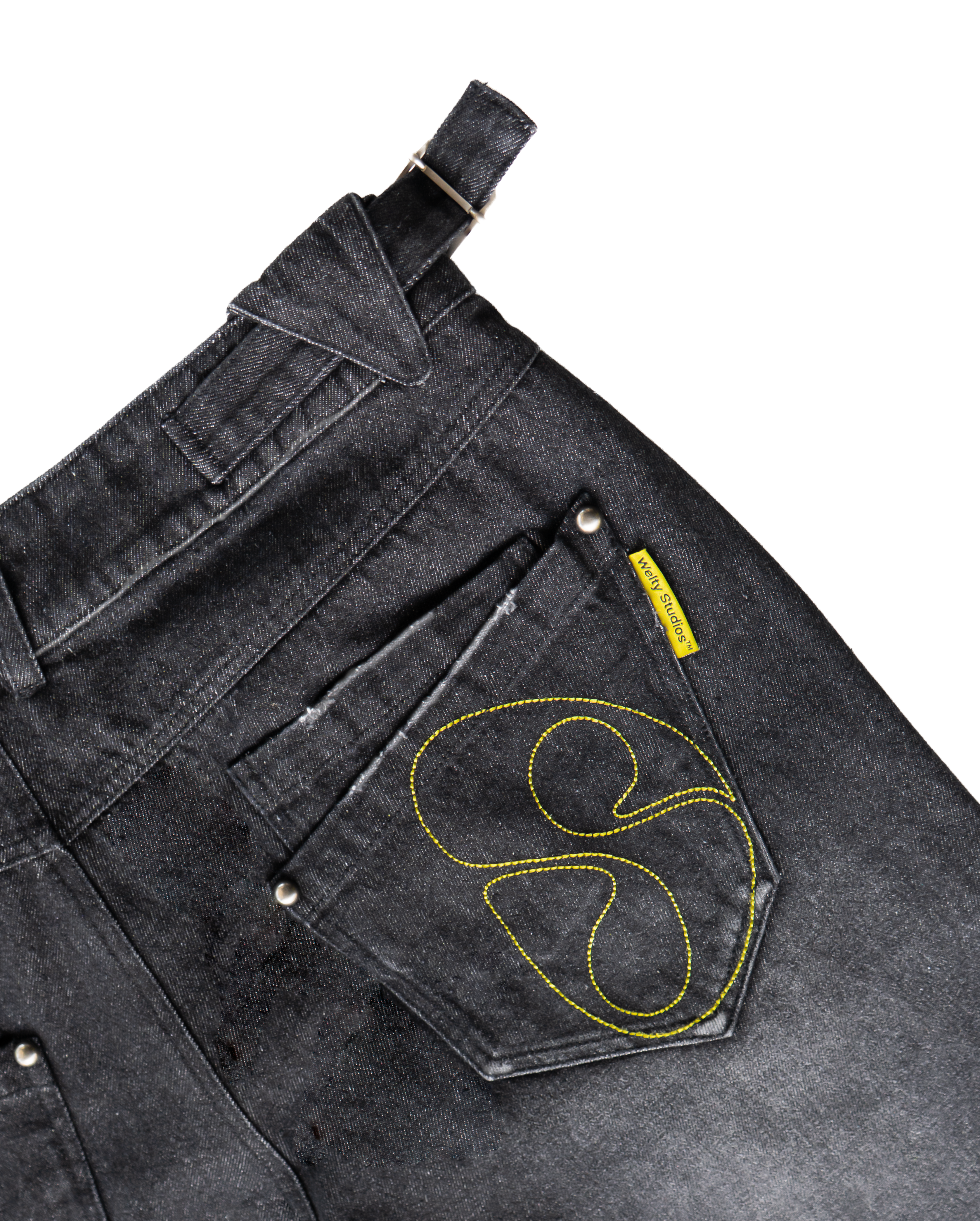 WELTY DOUBLE KNEE DENIM JORTS