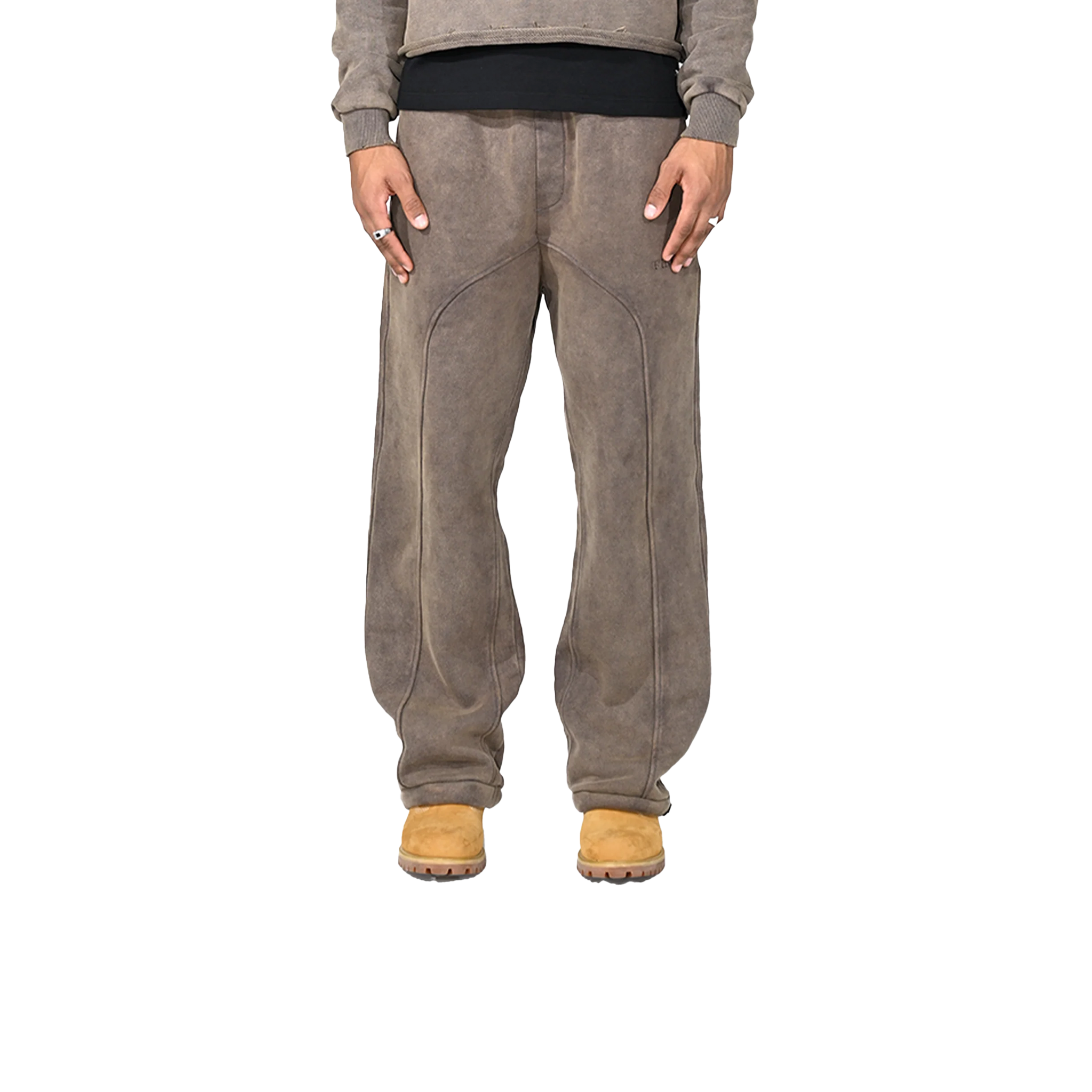 PANTALON DE SURVÊTEMENT BAGGY FINELLI MARRON