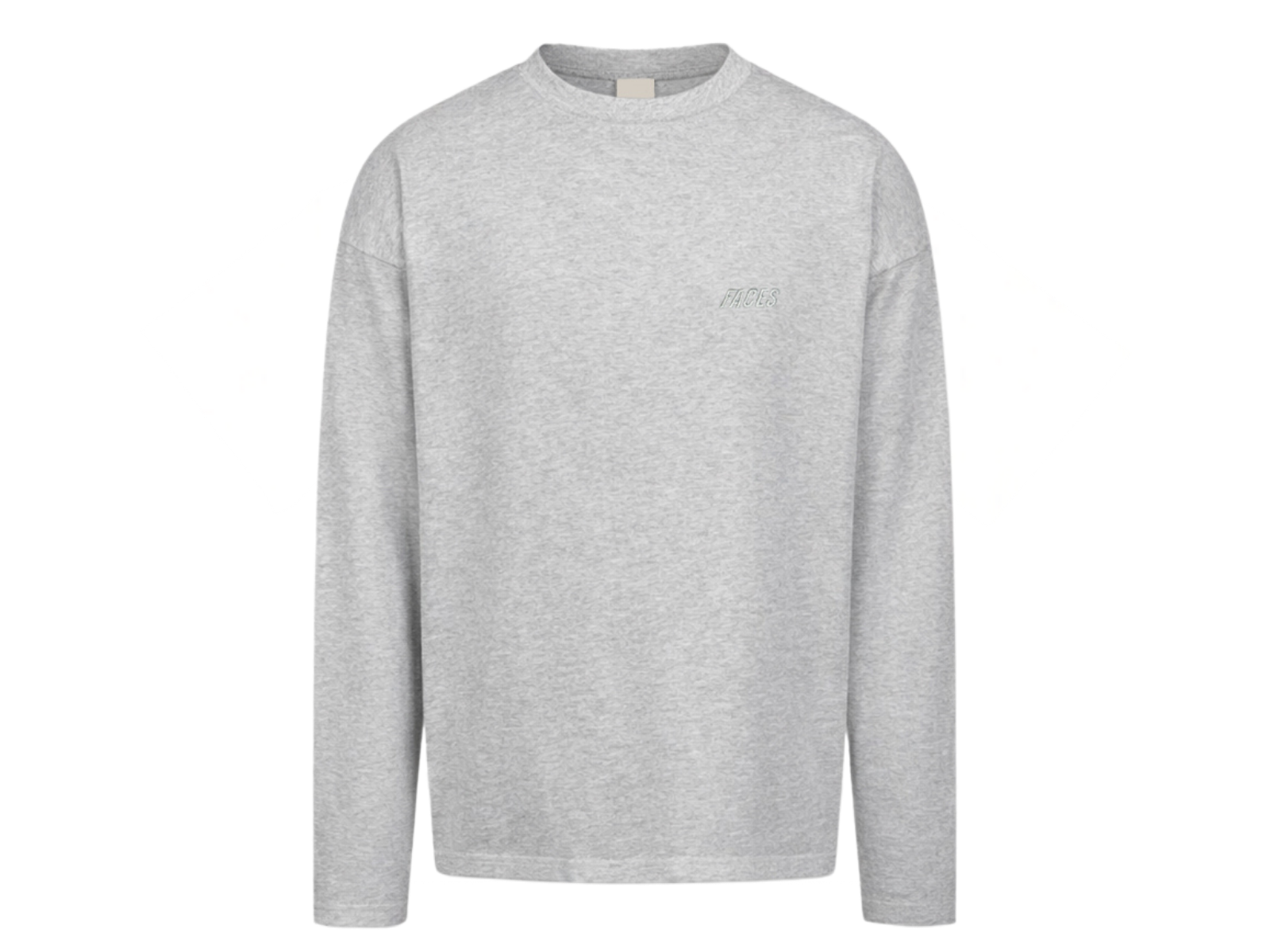 FACES CLOUDED 2026 LONGSLEEVE I SNOW GREY