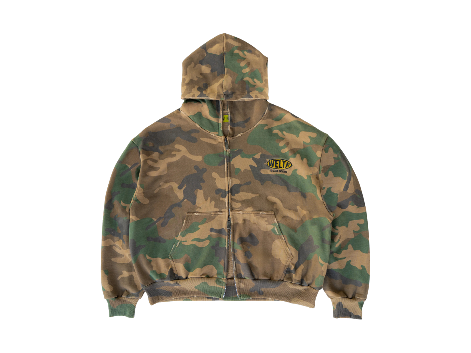 SWEAT À CAPUCHE DOUBLE ZIP CAMOUFLAGE WELTY TRIBE