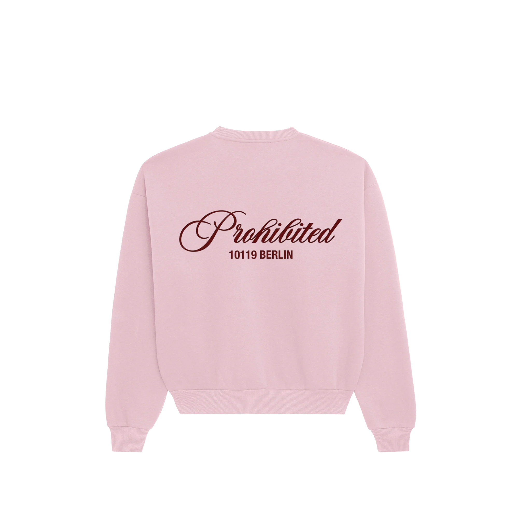 COL ROND ROSE CERISE INTERDIT