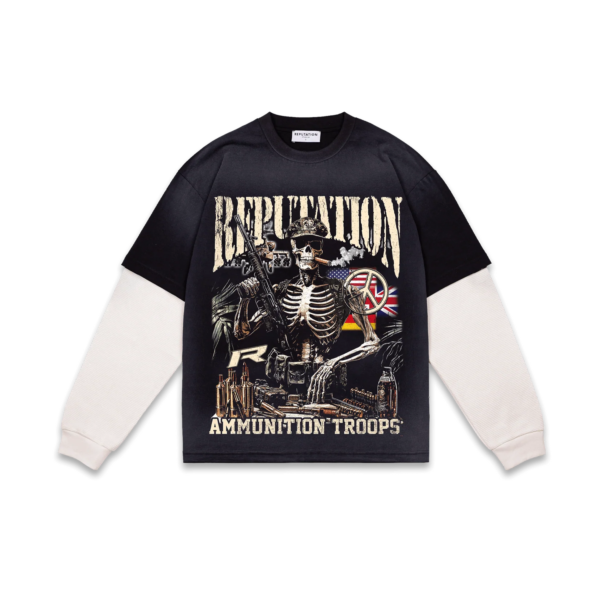 T-SHIRT DOUBLE COUCHE REPUTATION DEAD OPS