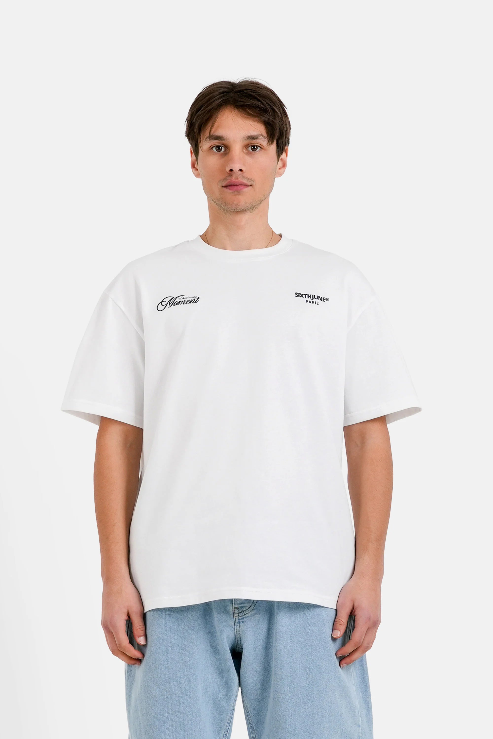 TEE-SHIRT SIXTH JUNE EMBROIDERY S/S BLANC