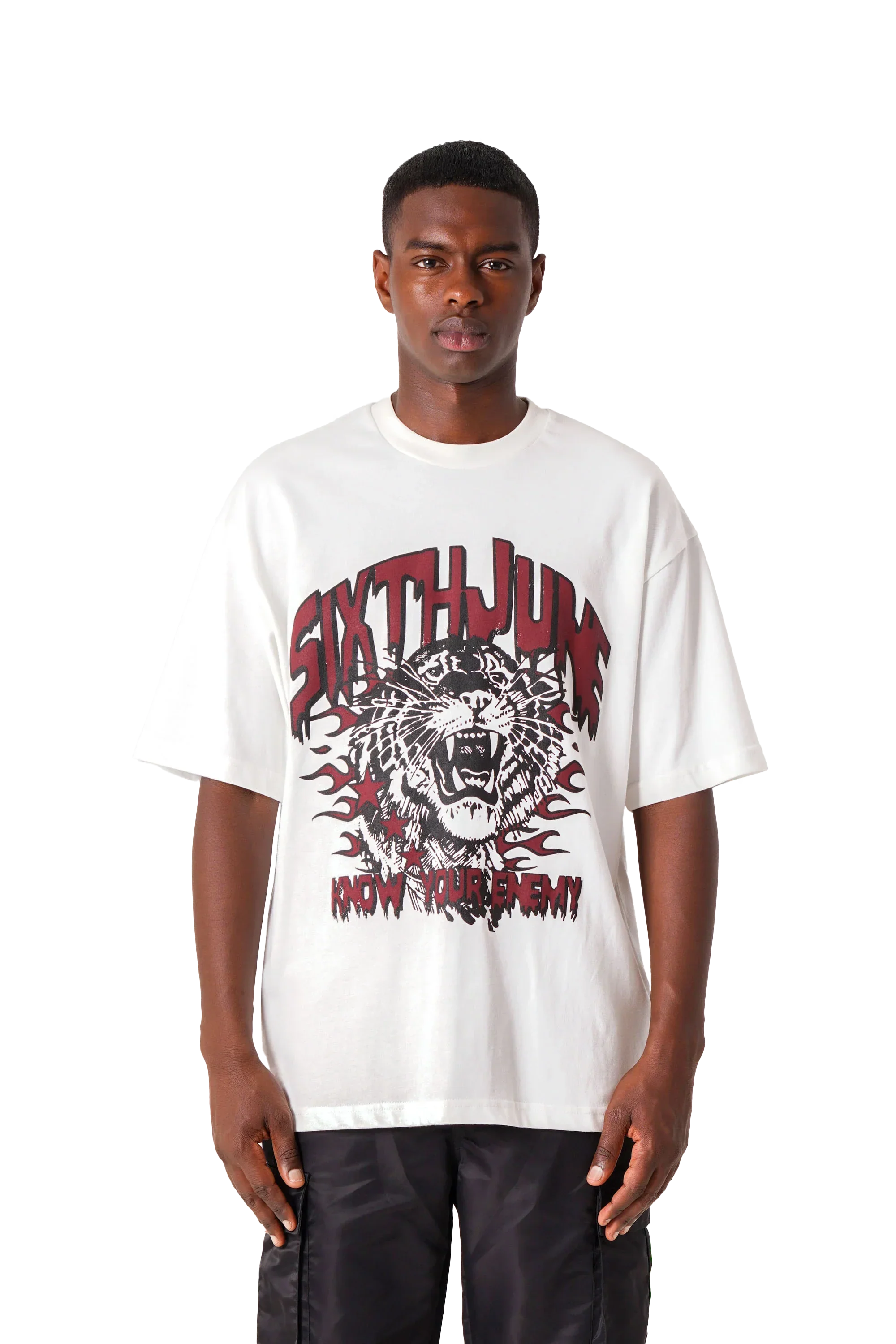 T-SHIRT IMPRIMÉ TIGRE SIXTH JUNE