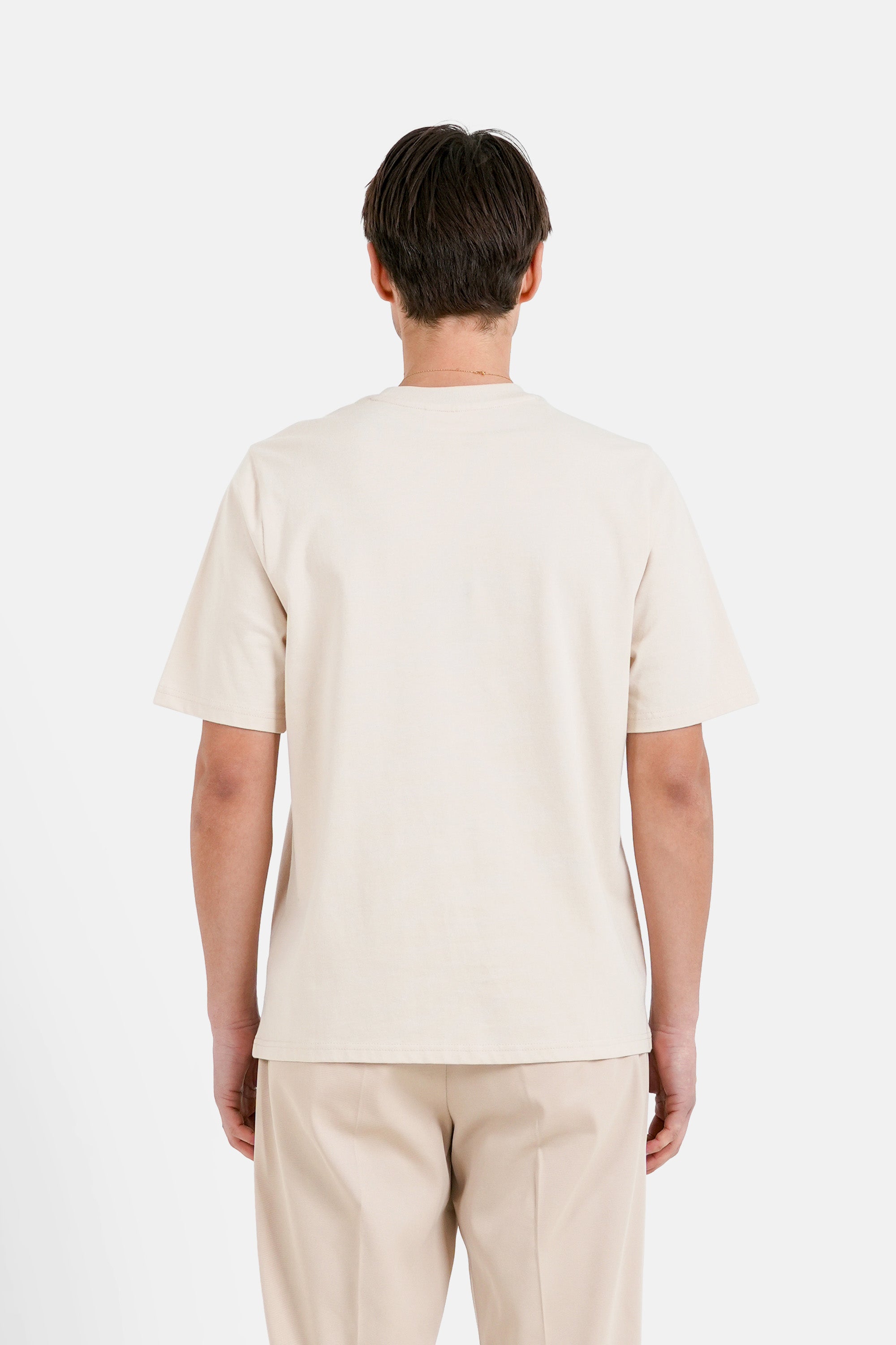 SIXTH JUNE HEART PATCH SS T-SHIRT BEIGE