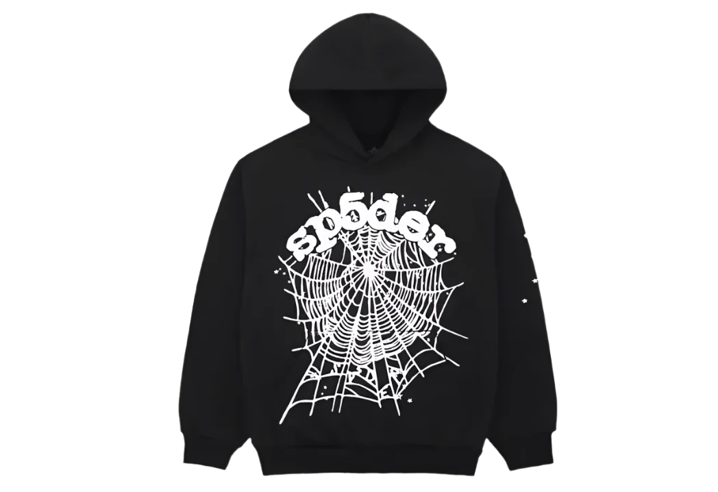SP5DER OG WEB HOODIE BLACK