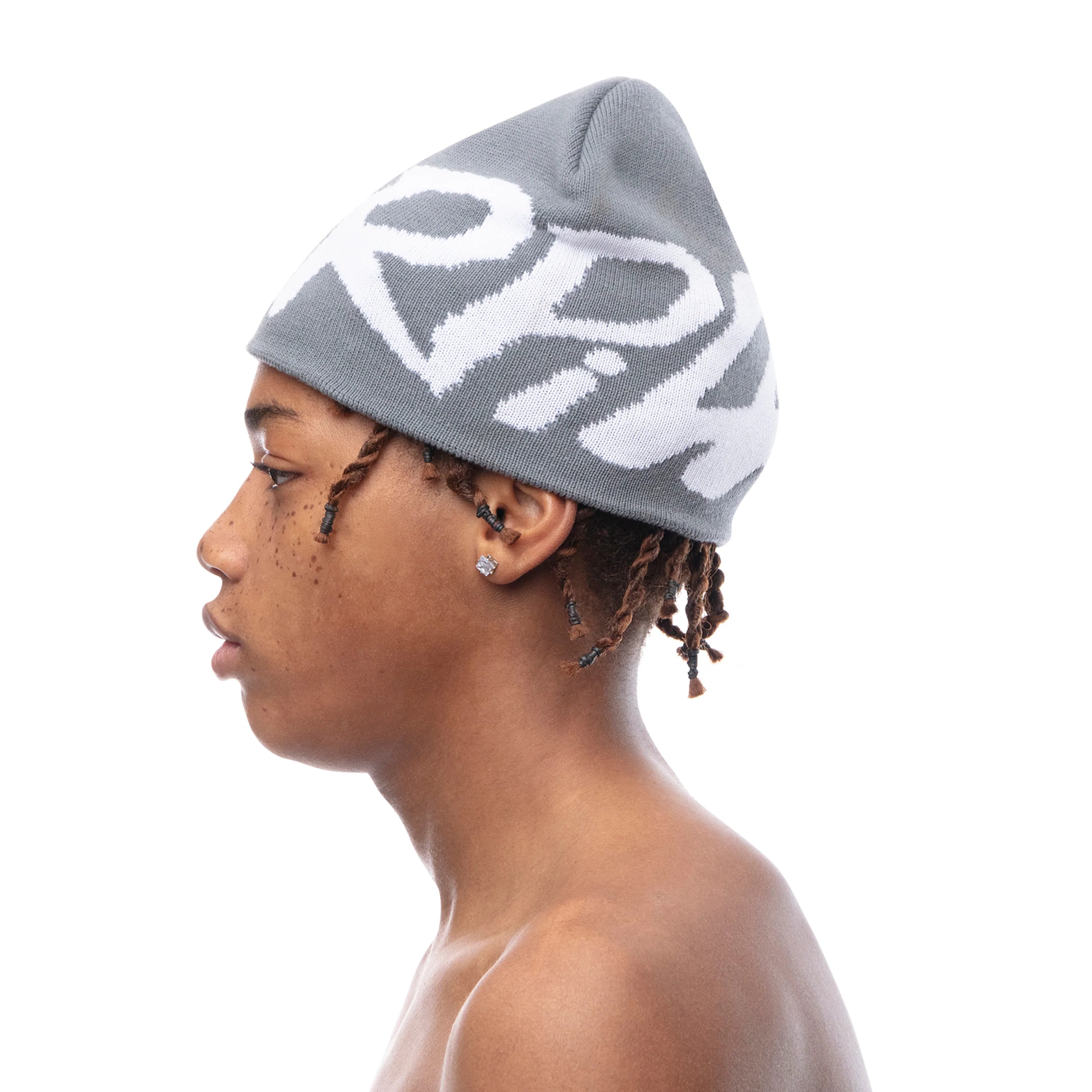 PURPILL BEANIE JACQUARD GREY