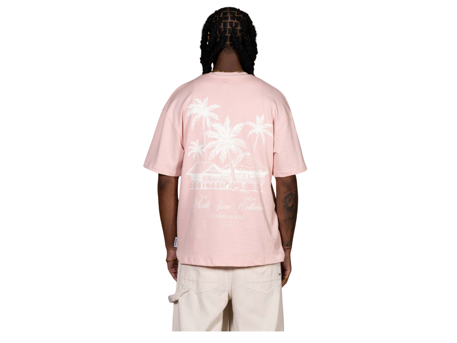 SIXTH JUNE CARIBBEAN SOUL PRINTED S/S T-SHIRT PINK