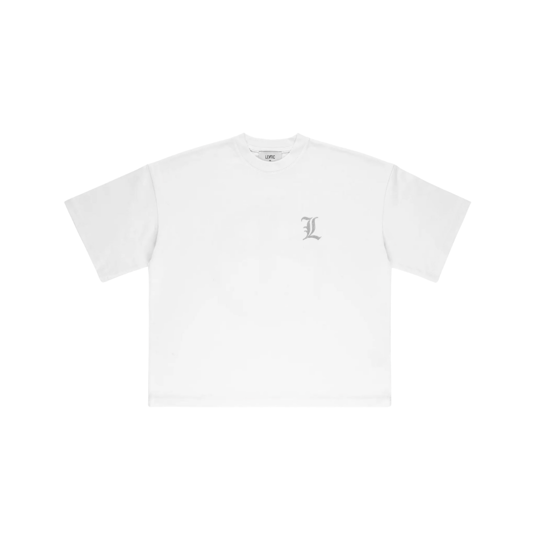 LEVTIC CROSS T-SHIRT - WHITE
