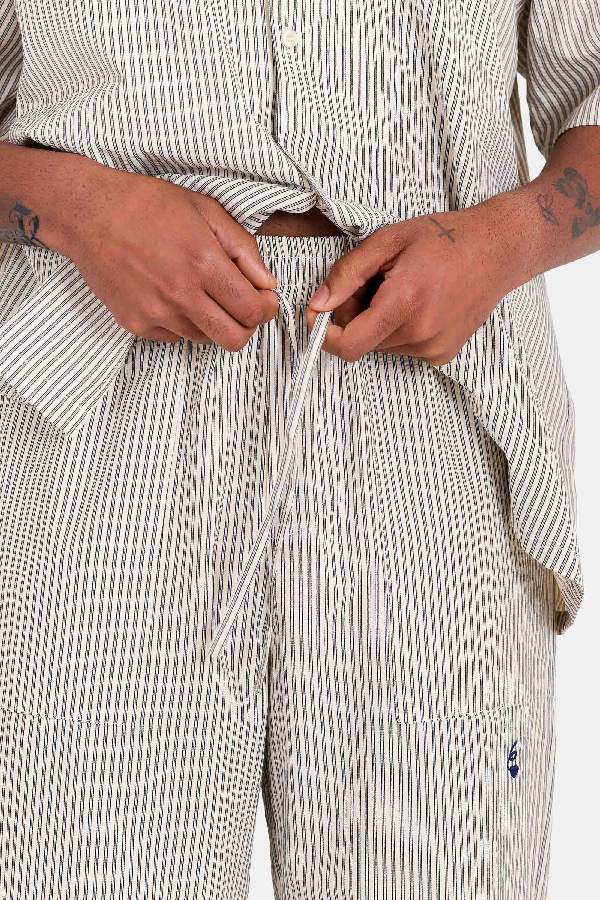 Pantalon rayé du six juin