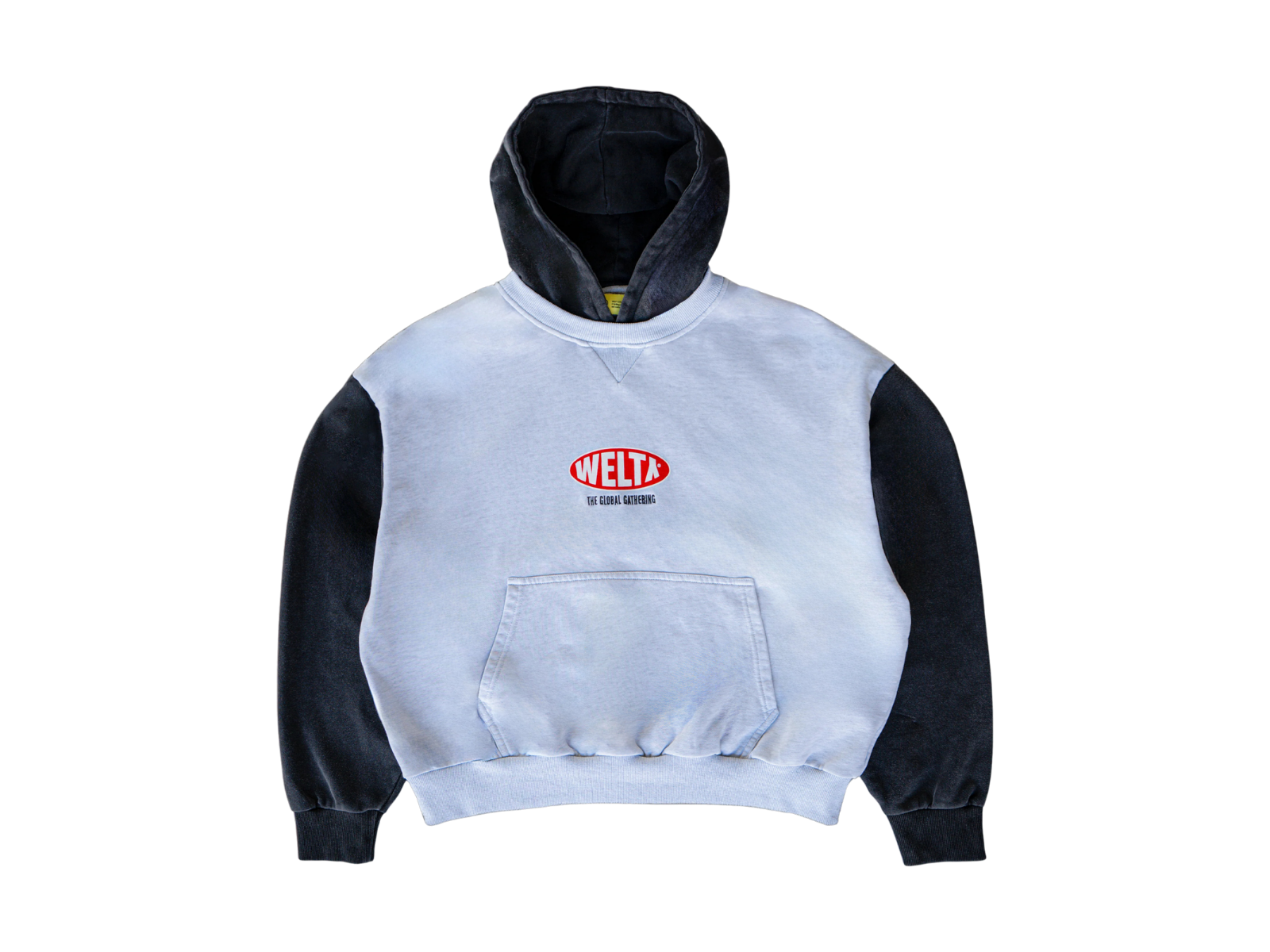 WELTY TWO-TONE BOXY HOODIE