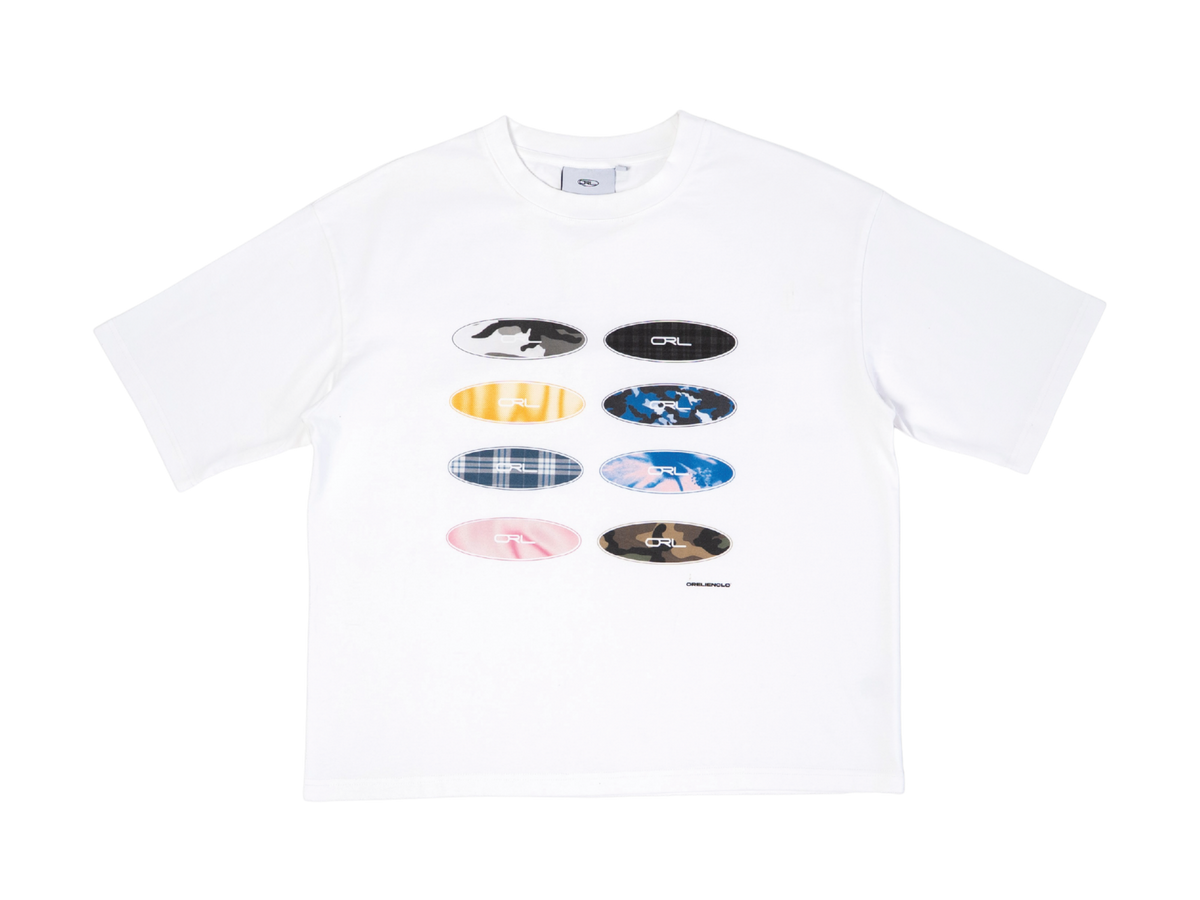 ORELIEN MIXED PATERN TEE