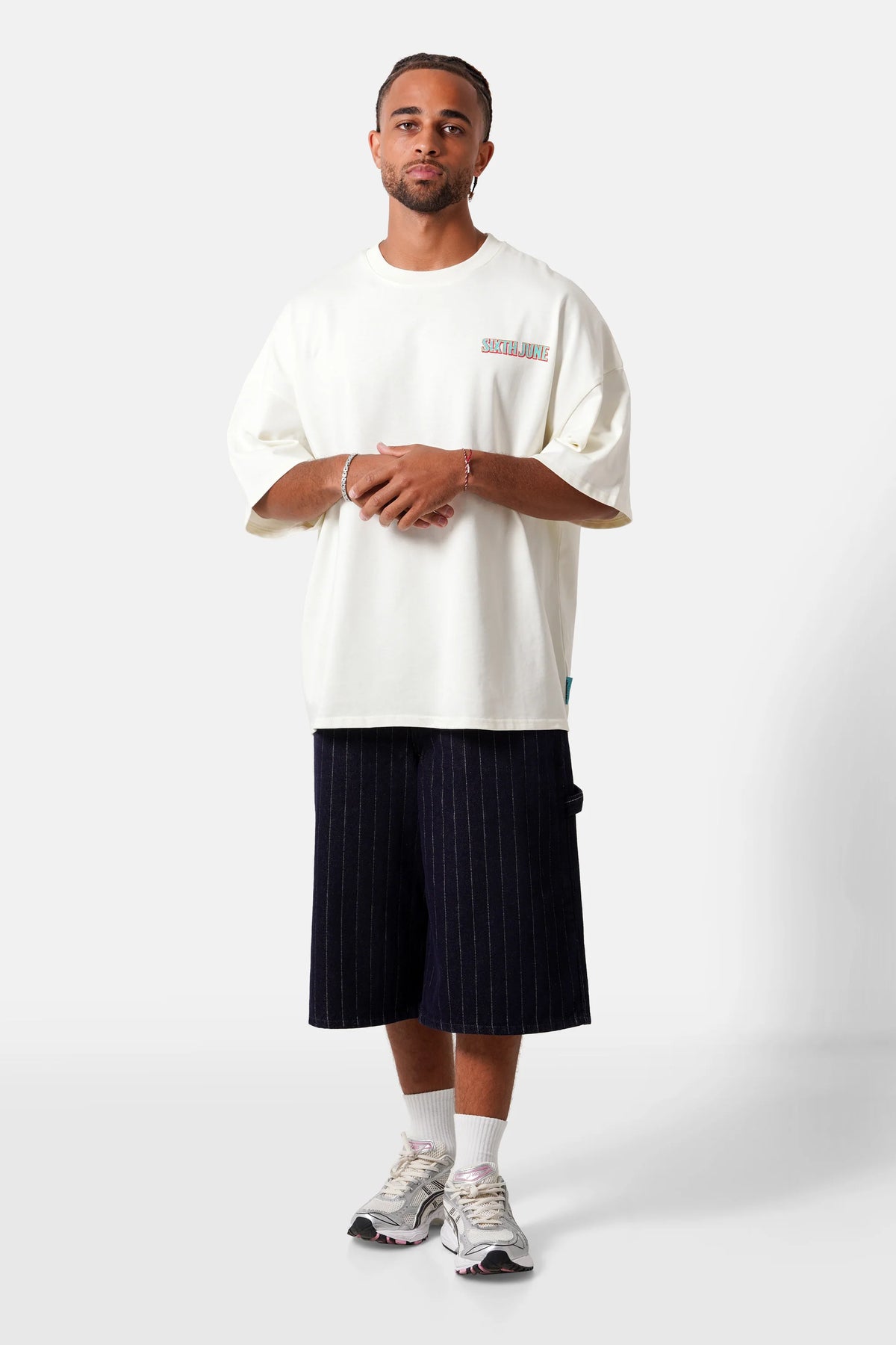 TEE-SHIRT SIXTH JUNE EMBROIDERY S/S BLANC