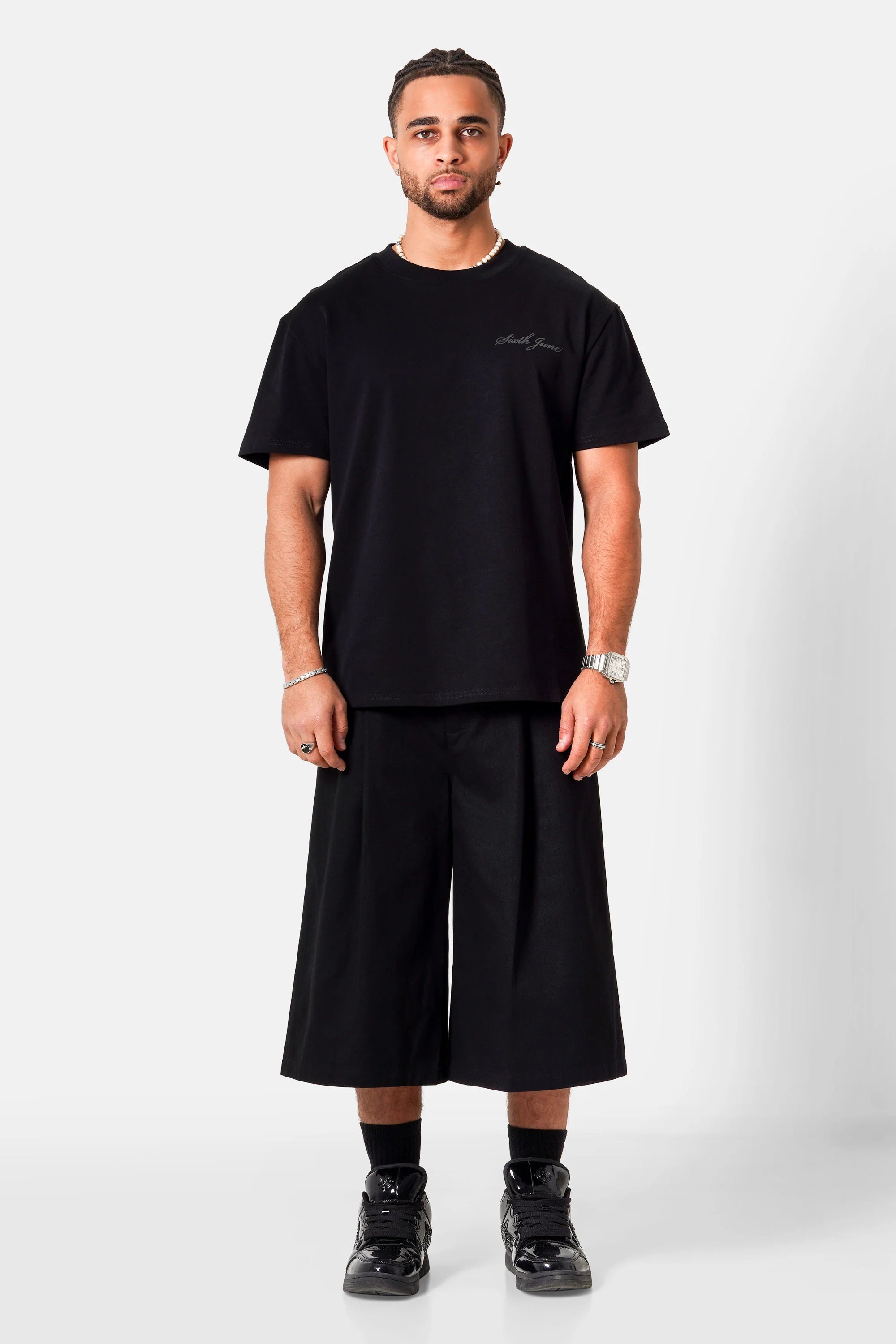 TEE-SHIRT SIXTH JUNE EMBROIDERY S/S BLANC