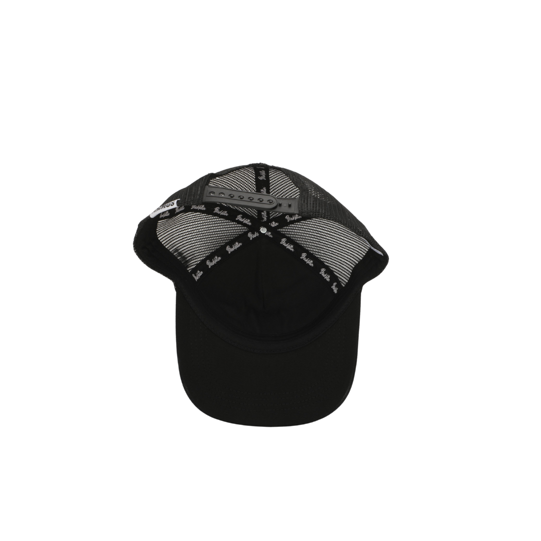 BAKLAIN DISTRESSED TRUCKER CAP BLACK