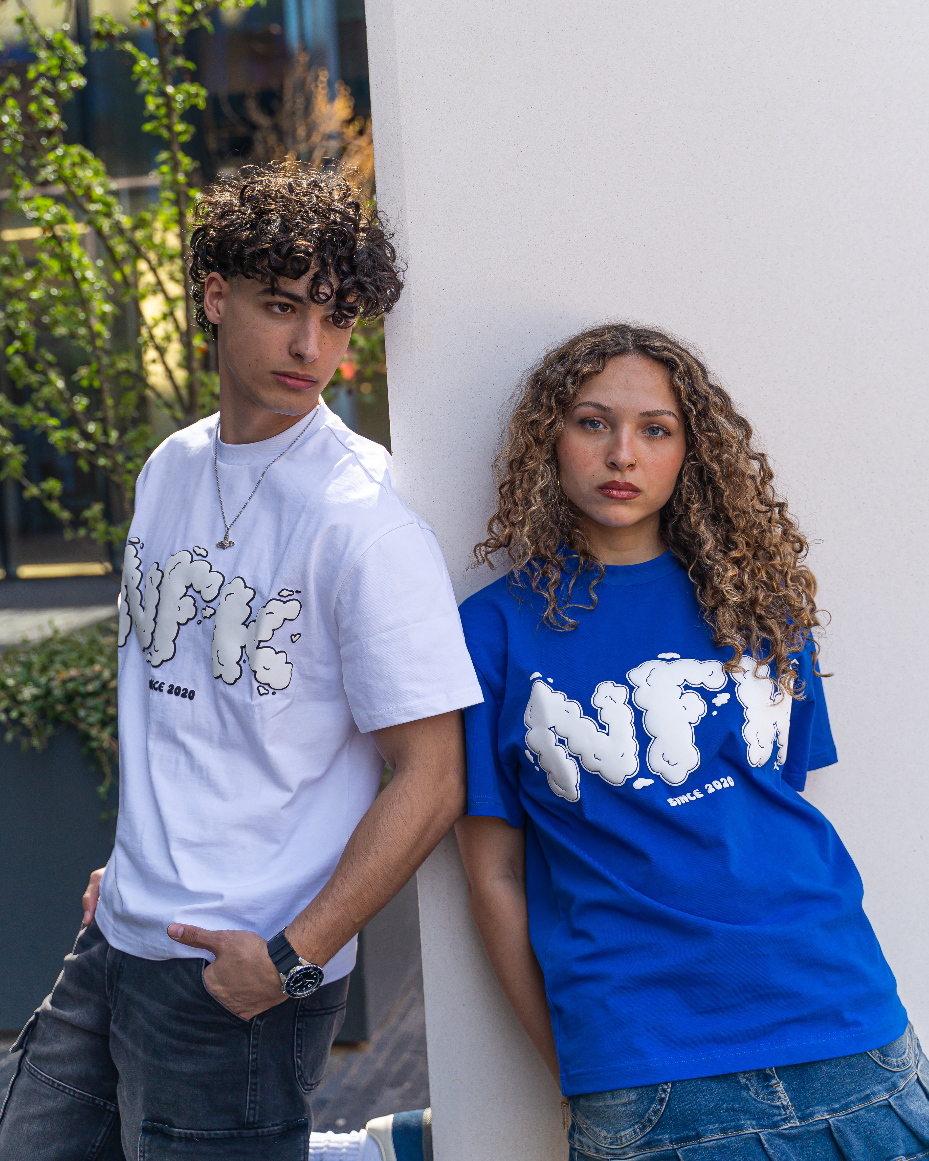 NFK CLOUD TEE BLUE