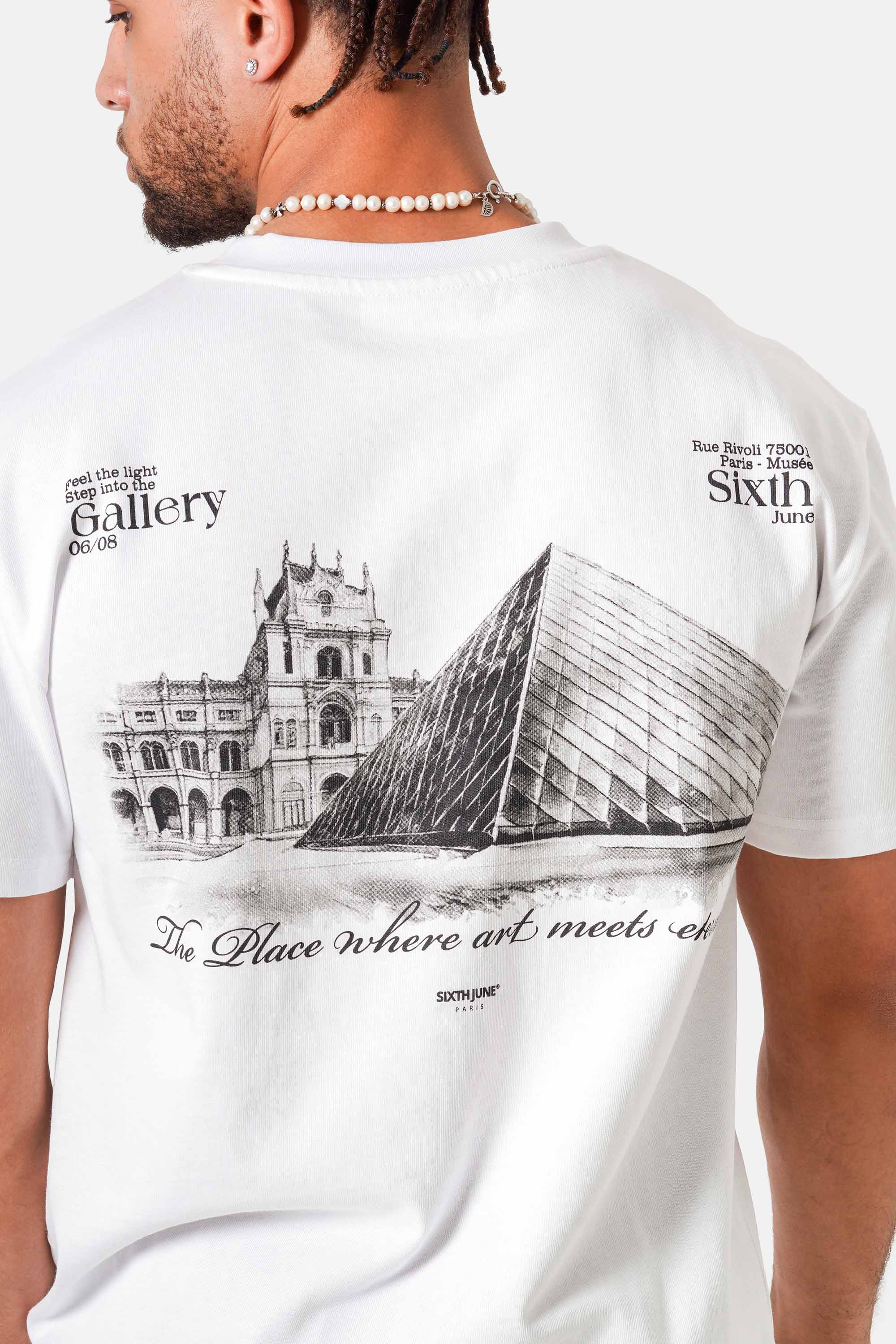 TEE-SHIRT SIXTH JUNE EMBROIDERY S/S BLANC