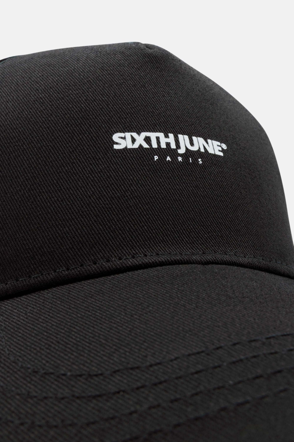 SIXTH JUNE HEART PRINTED CAP BLACK