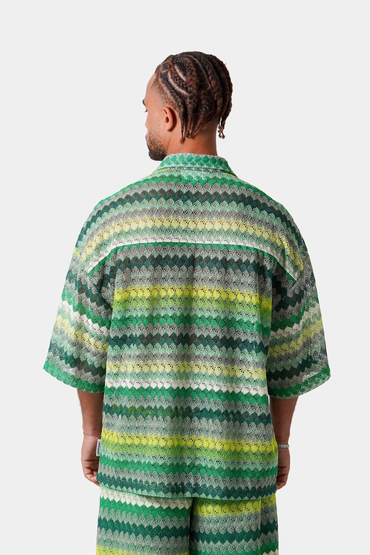 SIXTH JUNE CROCHET COLORFUL S/S SHIRT