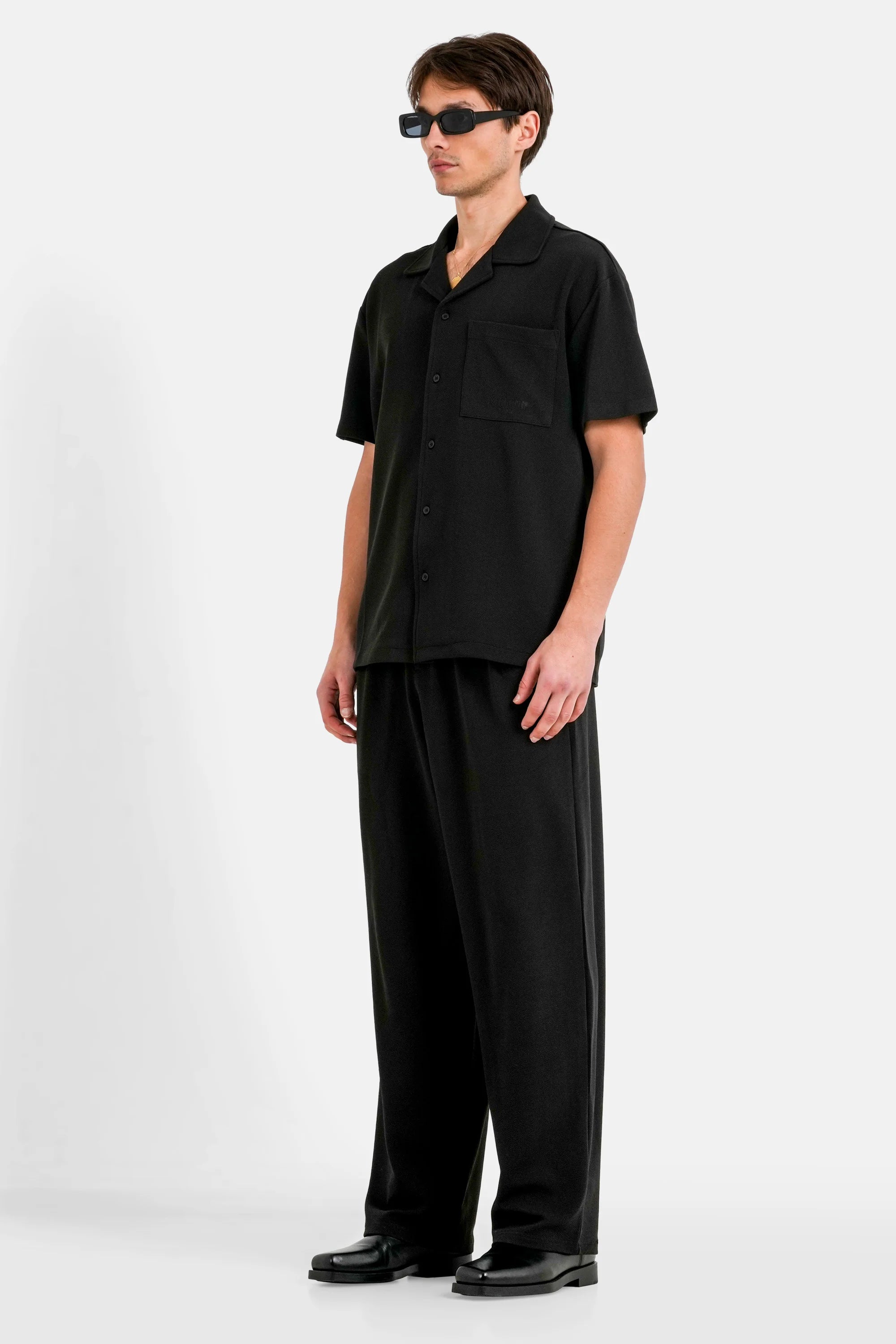 CHEMISE EN CRÊPE SIXTH JUNE BLANC