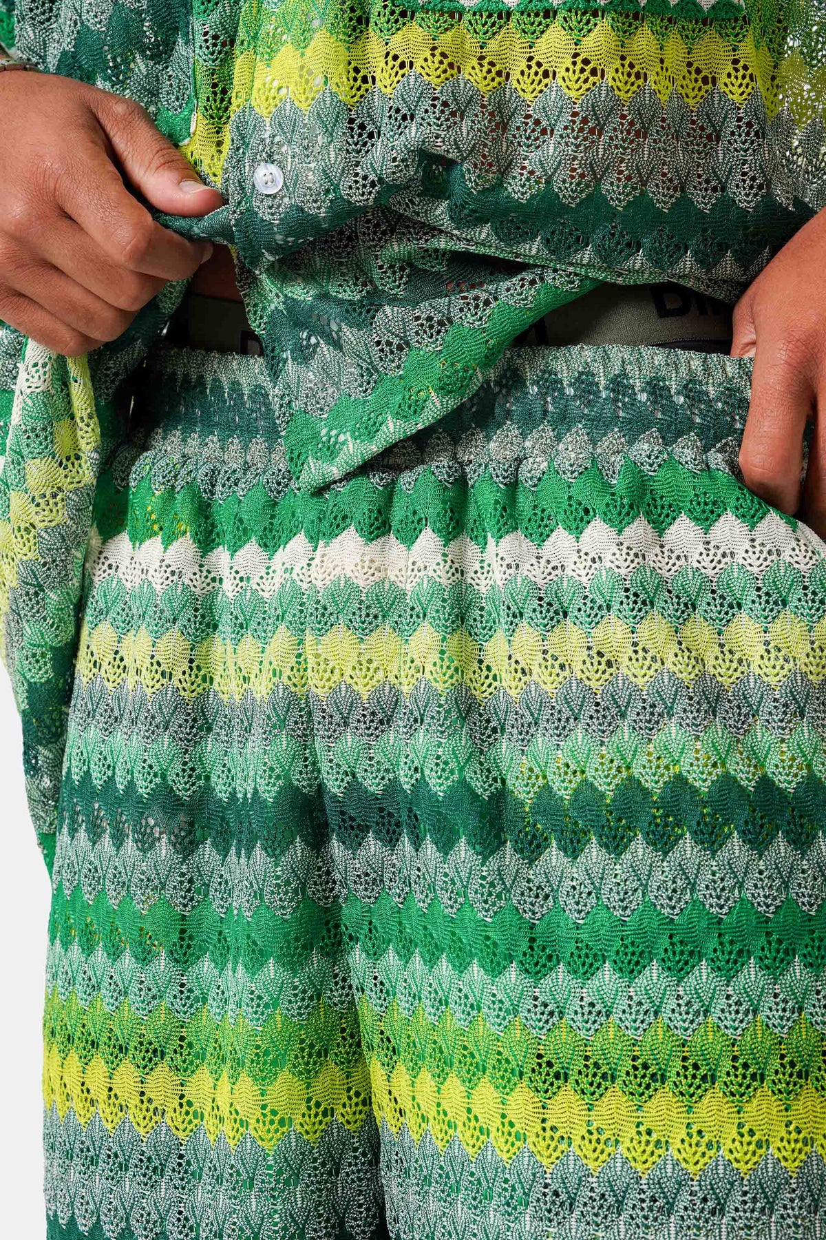 SIXTH JUNE CROCHET COLORFUL OVERSIZED SHORT