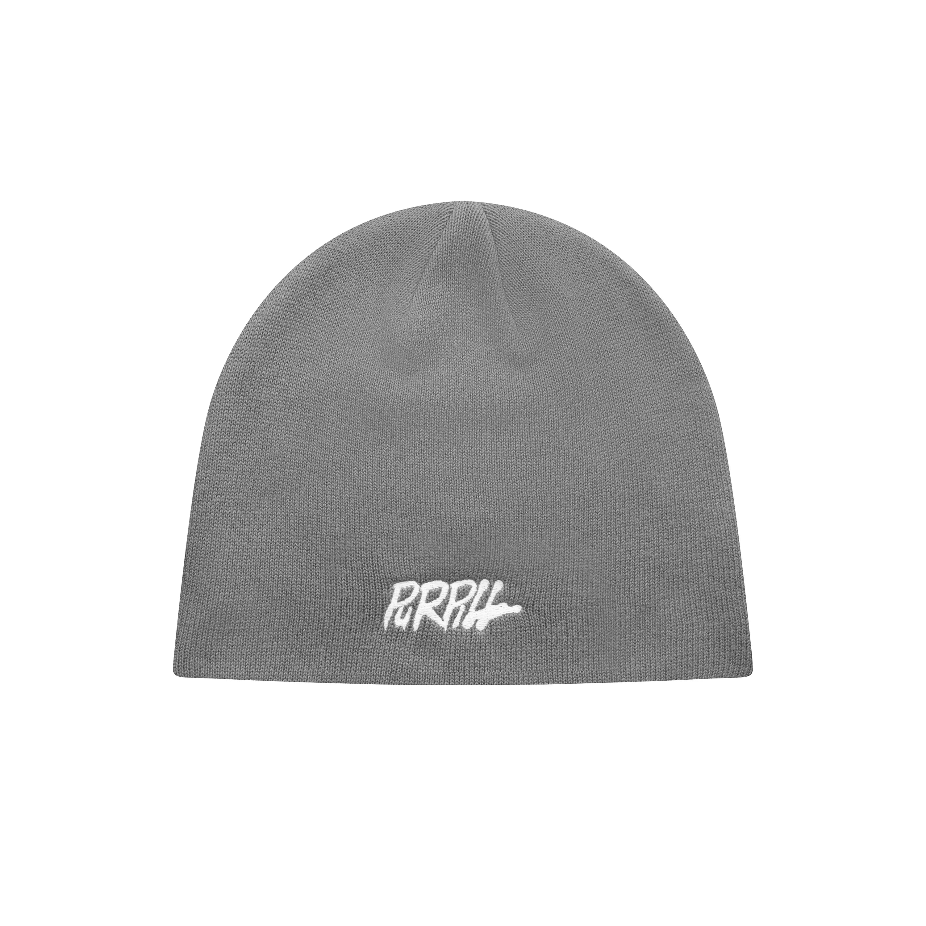 PURPILL EMBROIDERY BEANIE GREY