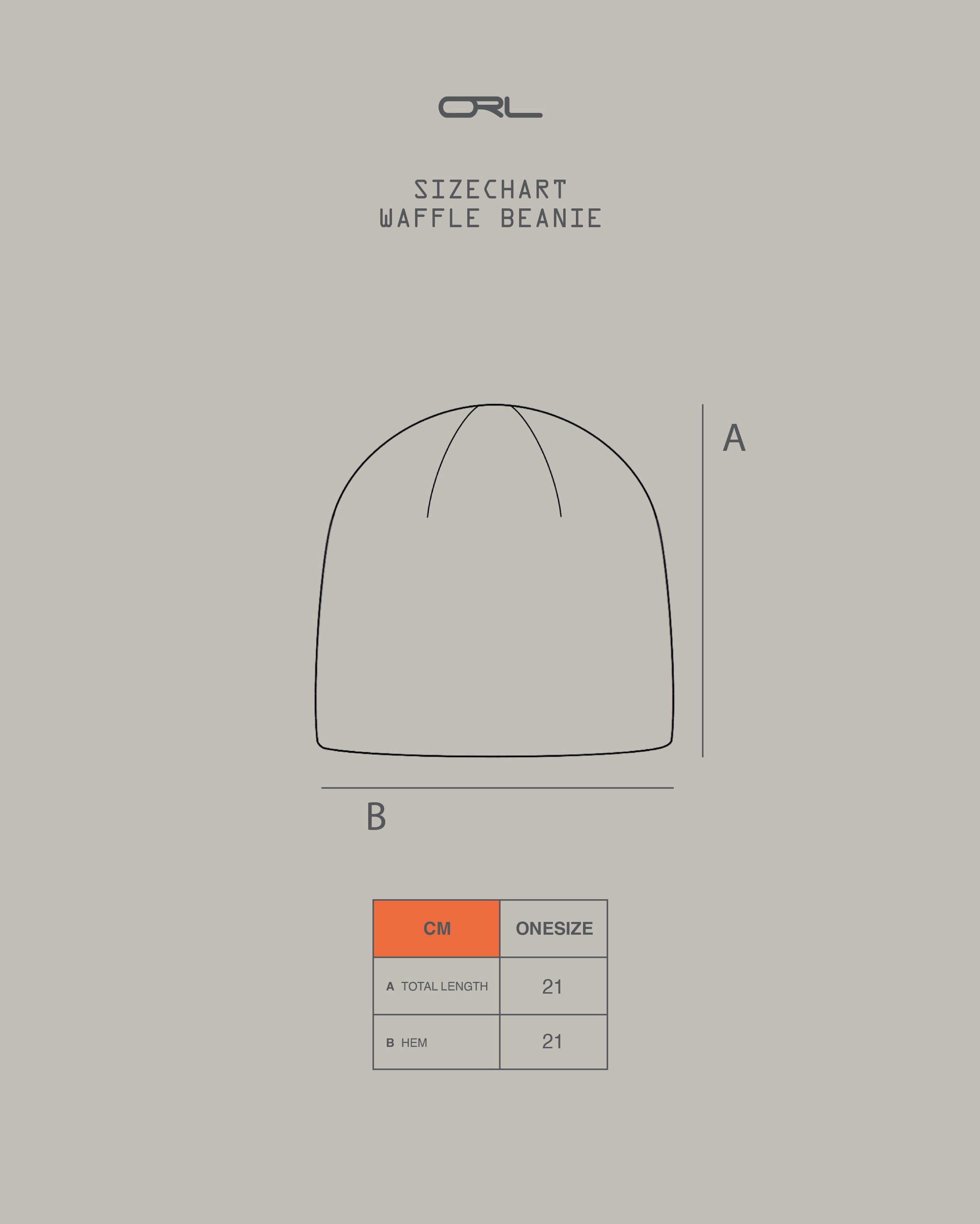 ORELIEN WAFFLE BEANIE