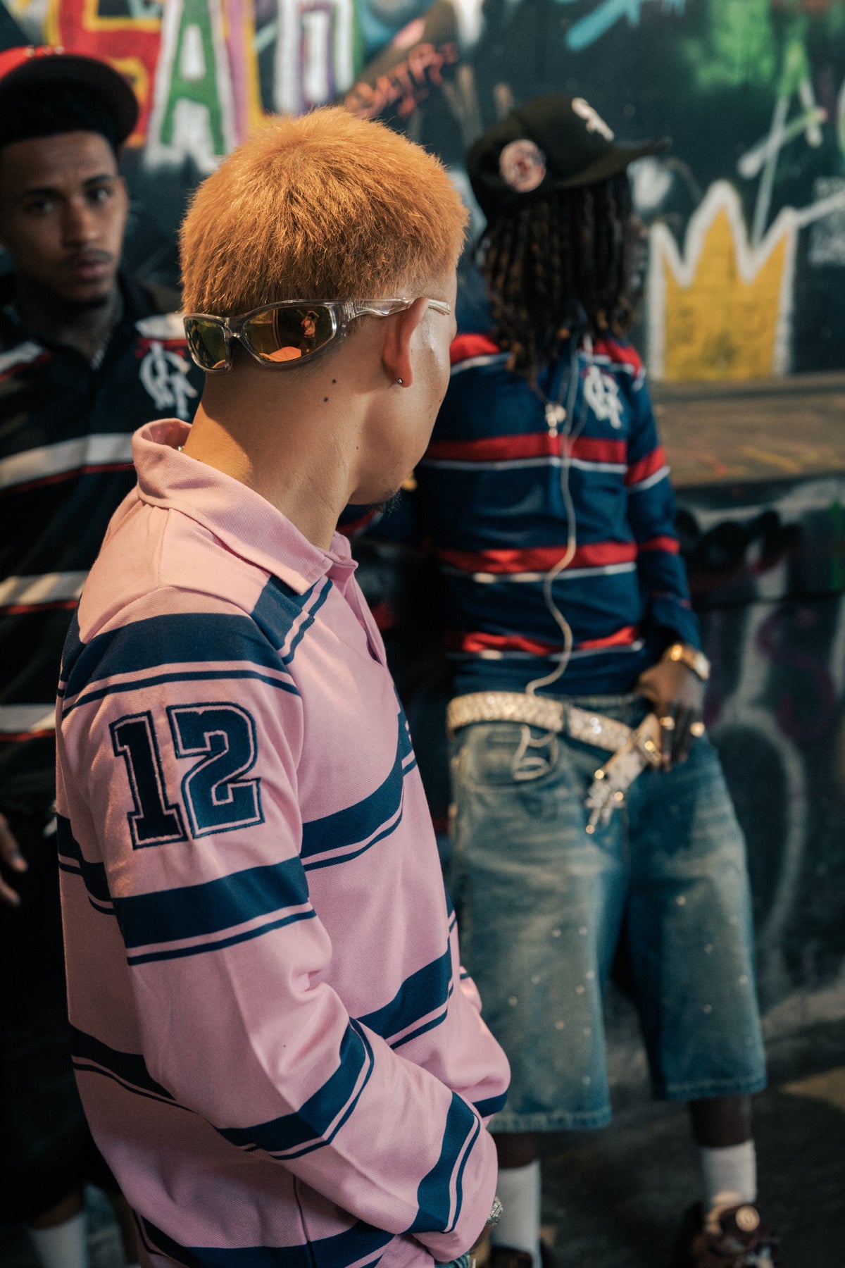 Lukamachain Polo Longsleeve 3Hunna - Pink