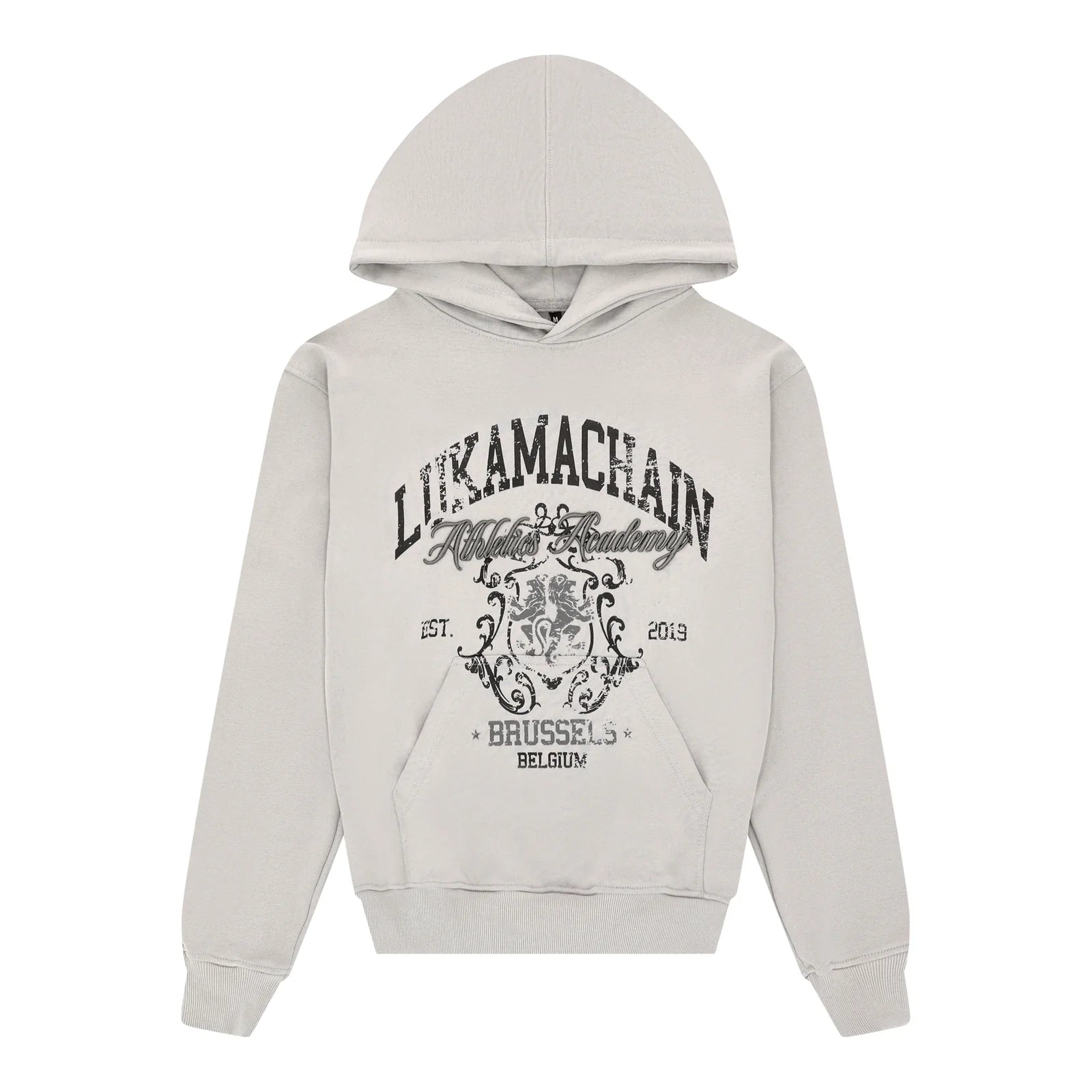 LUKAMACHAIN HIGHSCHOOL HOODIE GREY