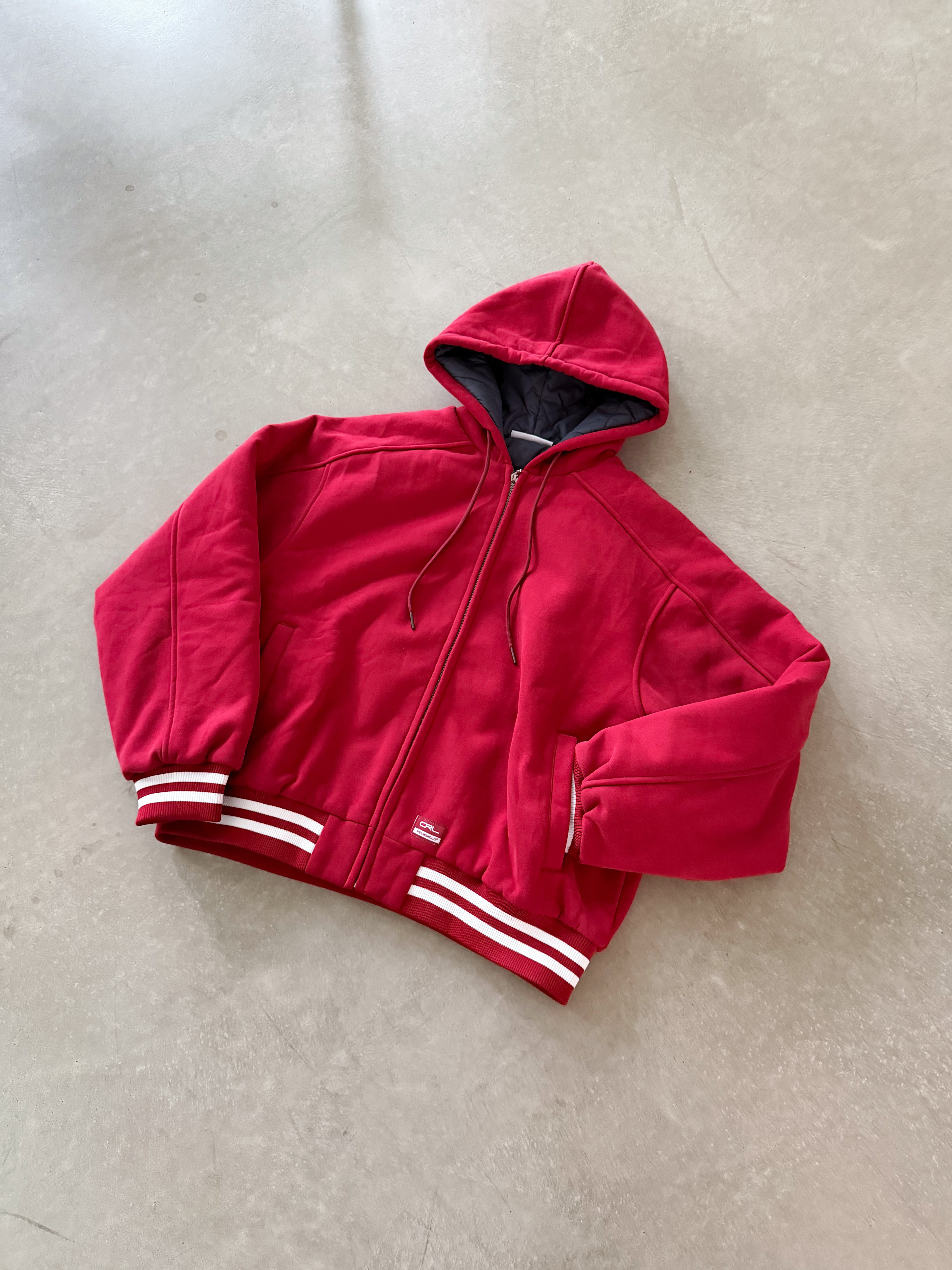 ORELIEN QUILTED LINED ZIP JACKET