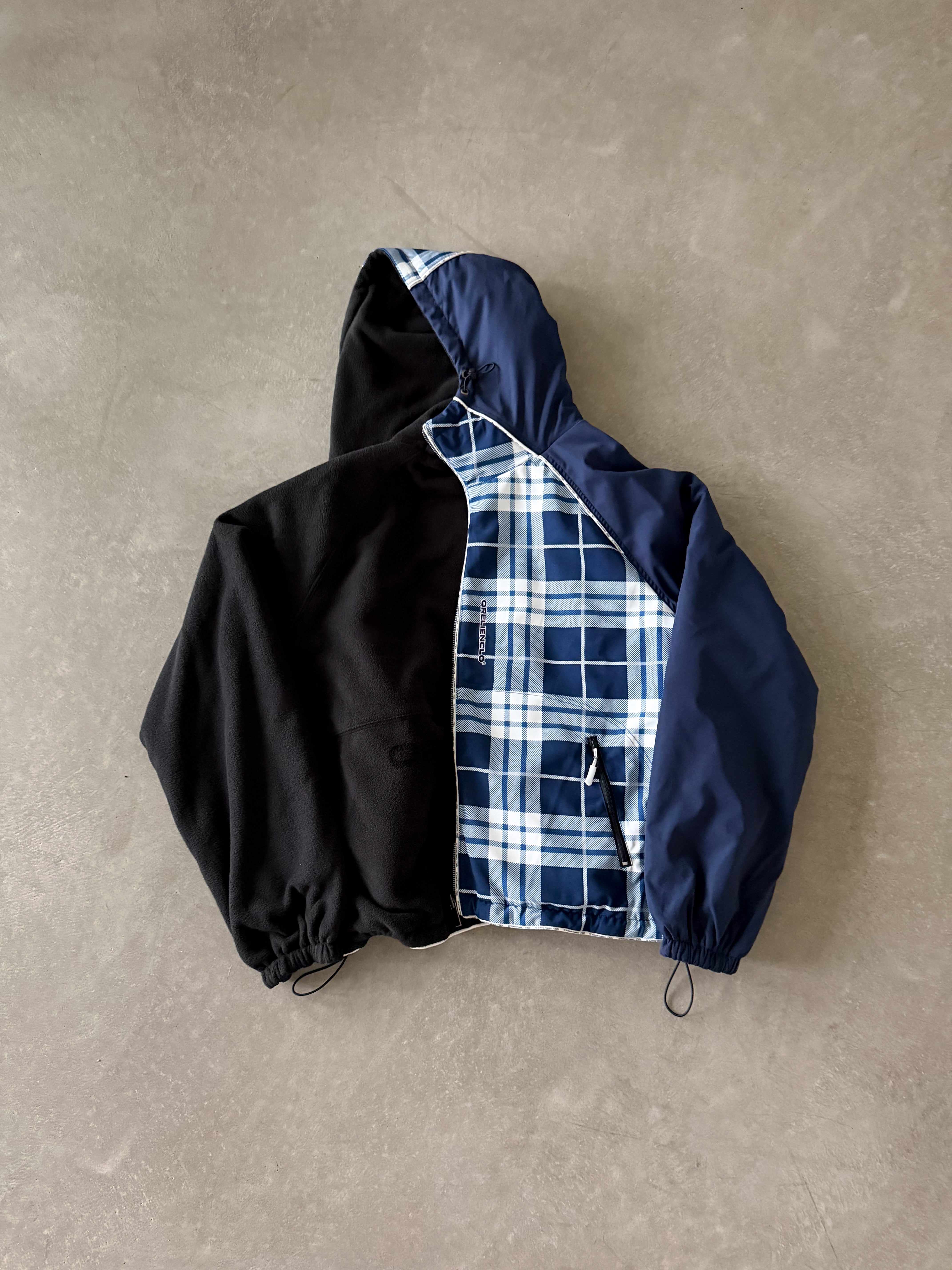 ORELIEN REVERSED PLAID/FLEECE JACKET