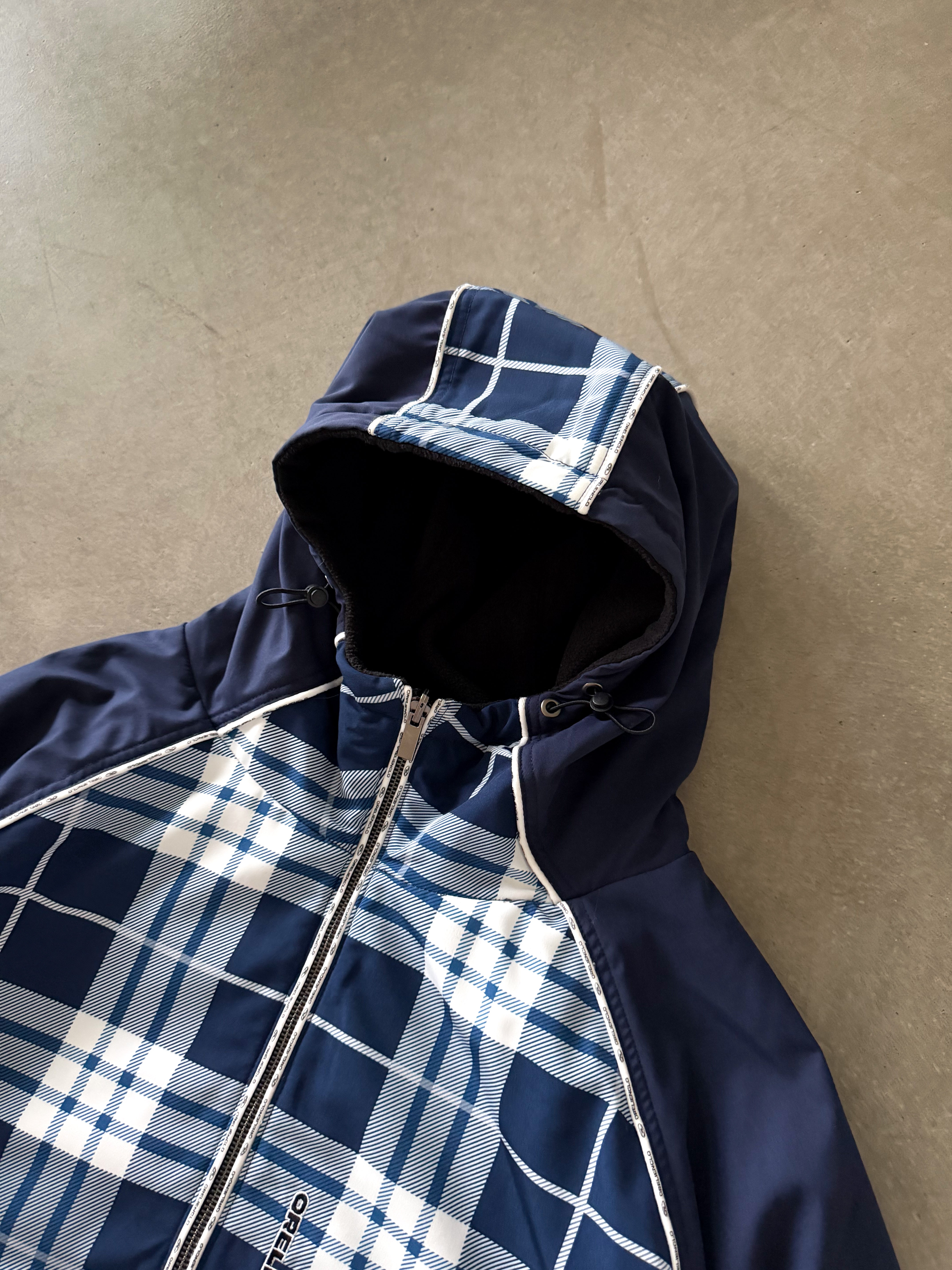 ORELIEN REVERSED PLAID/FLEECE JACKET