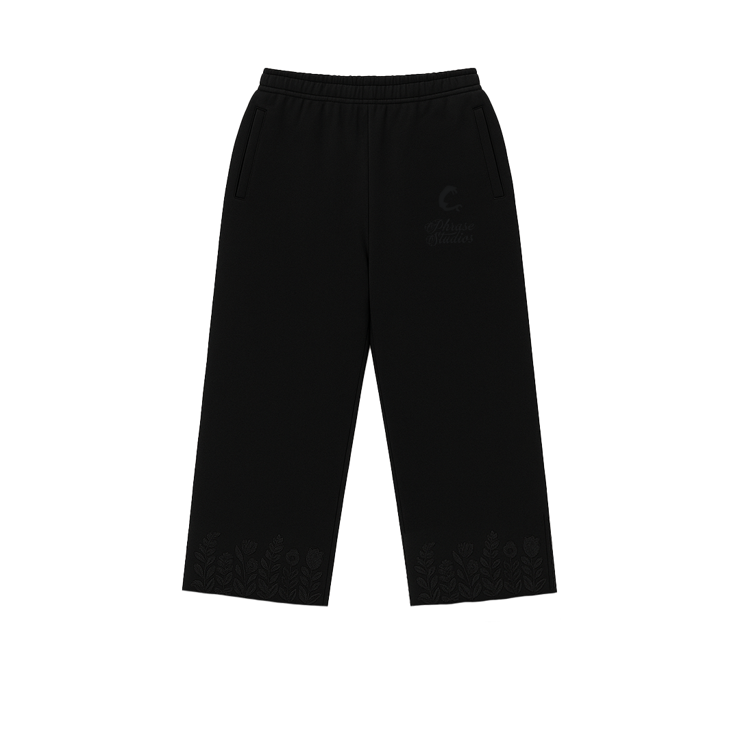 PHRASE STUDIOS BLOOM JOGGER - BLACK