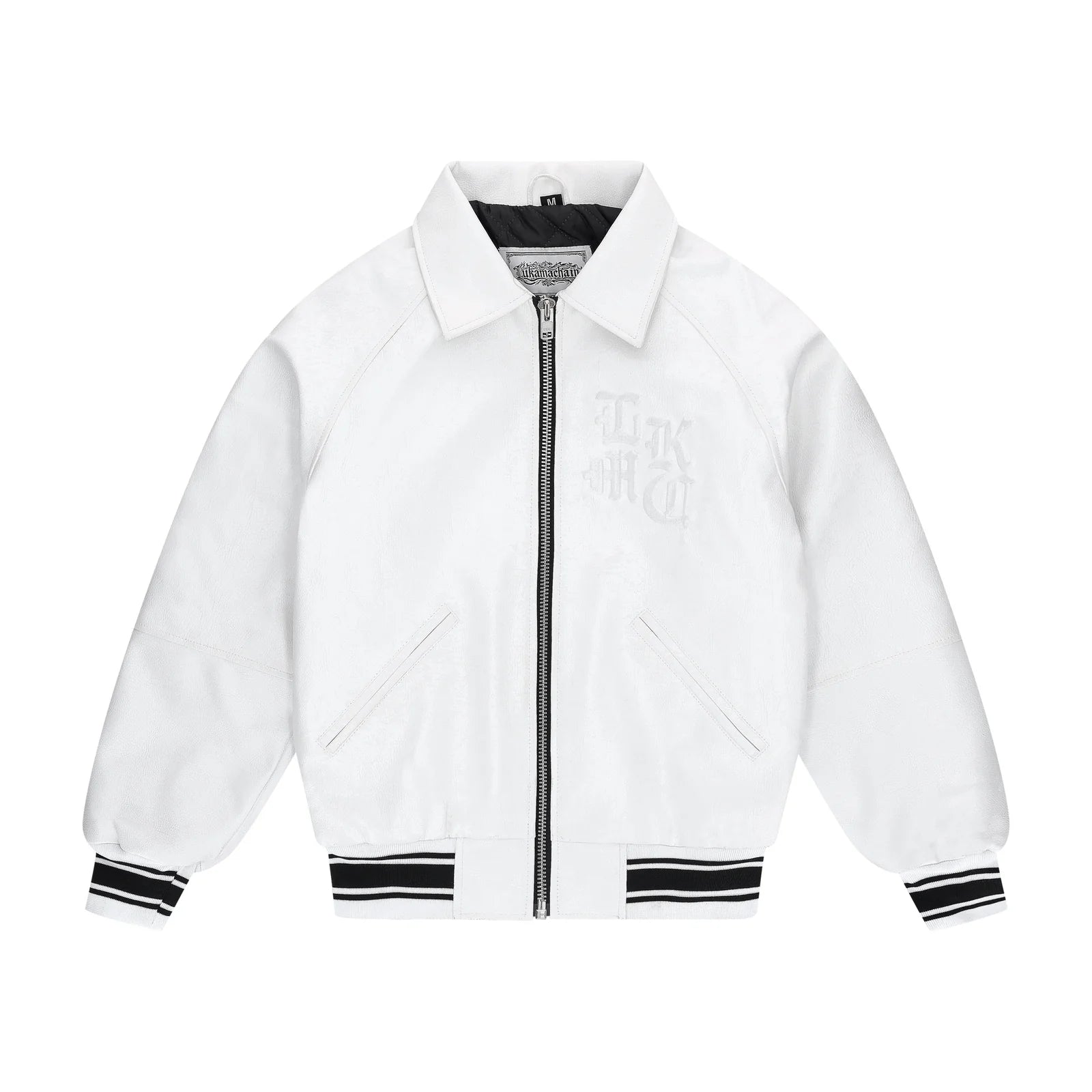 LUKAMACHAIN JACKET HIGH SCHOOL WHITE