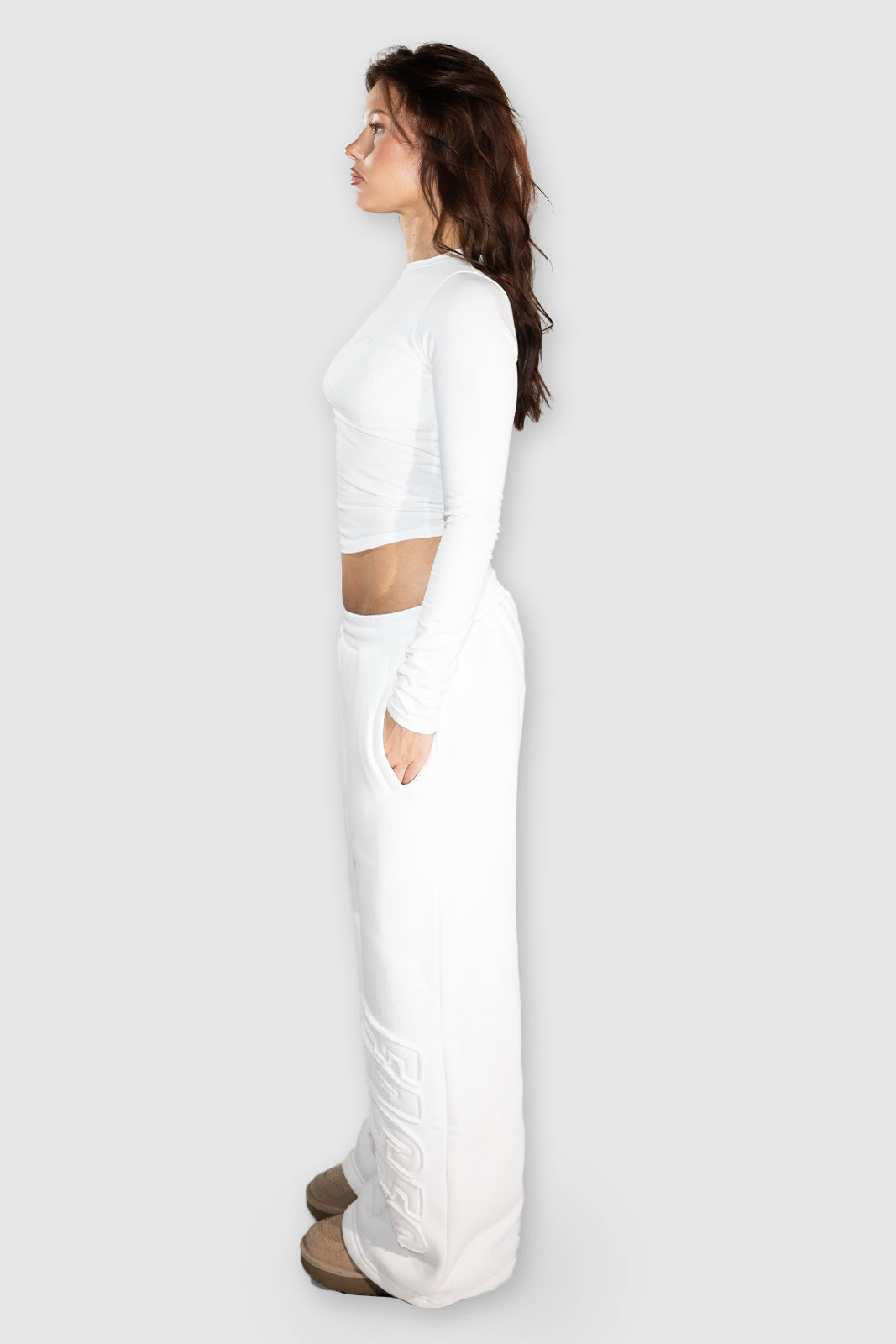 FACES CLOUDED 2026 WOMEN LONGSLEEVE I SNOW WHITE