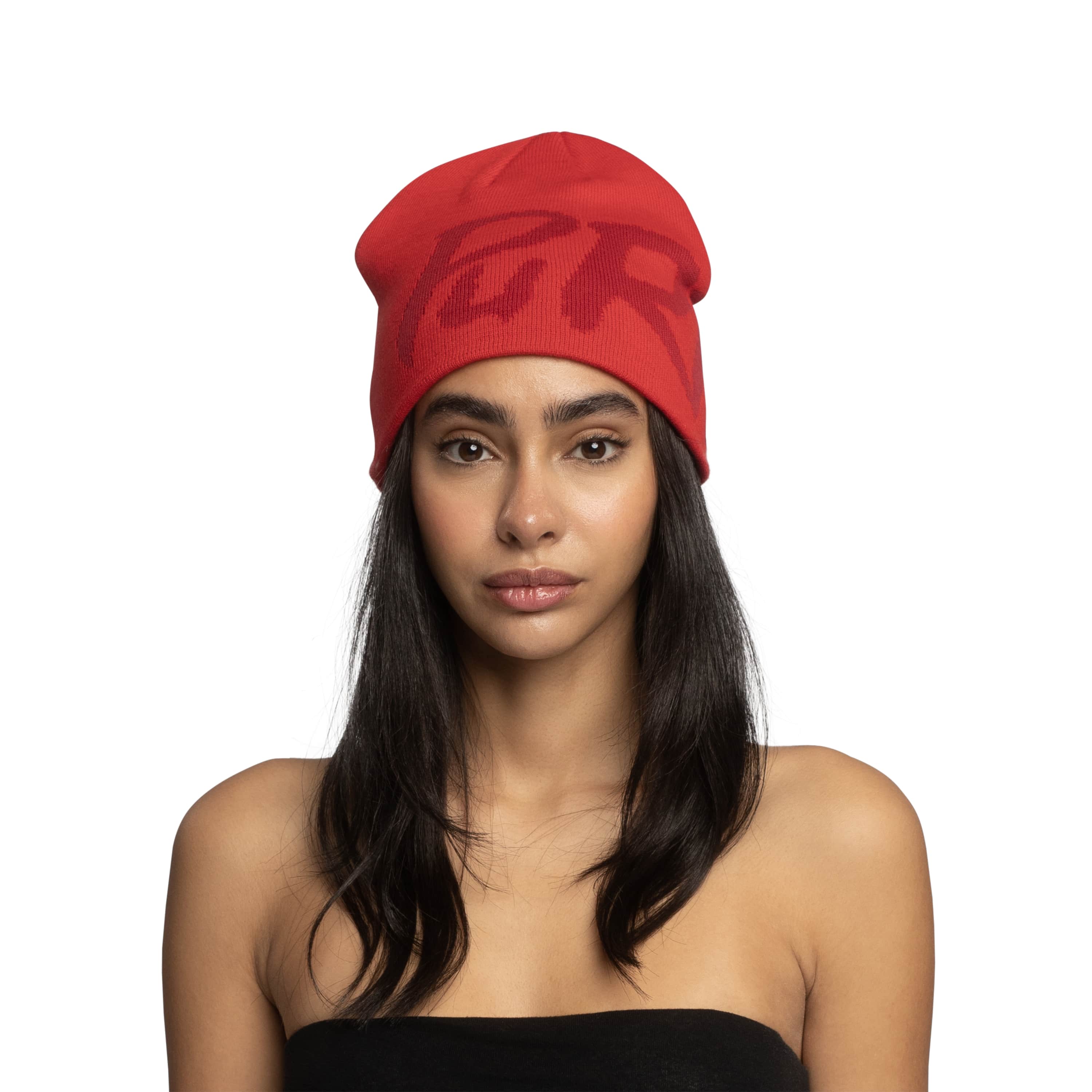 PURPILL BEANIE JACQUARD CHERRY