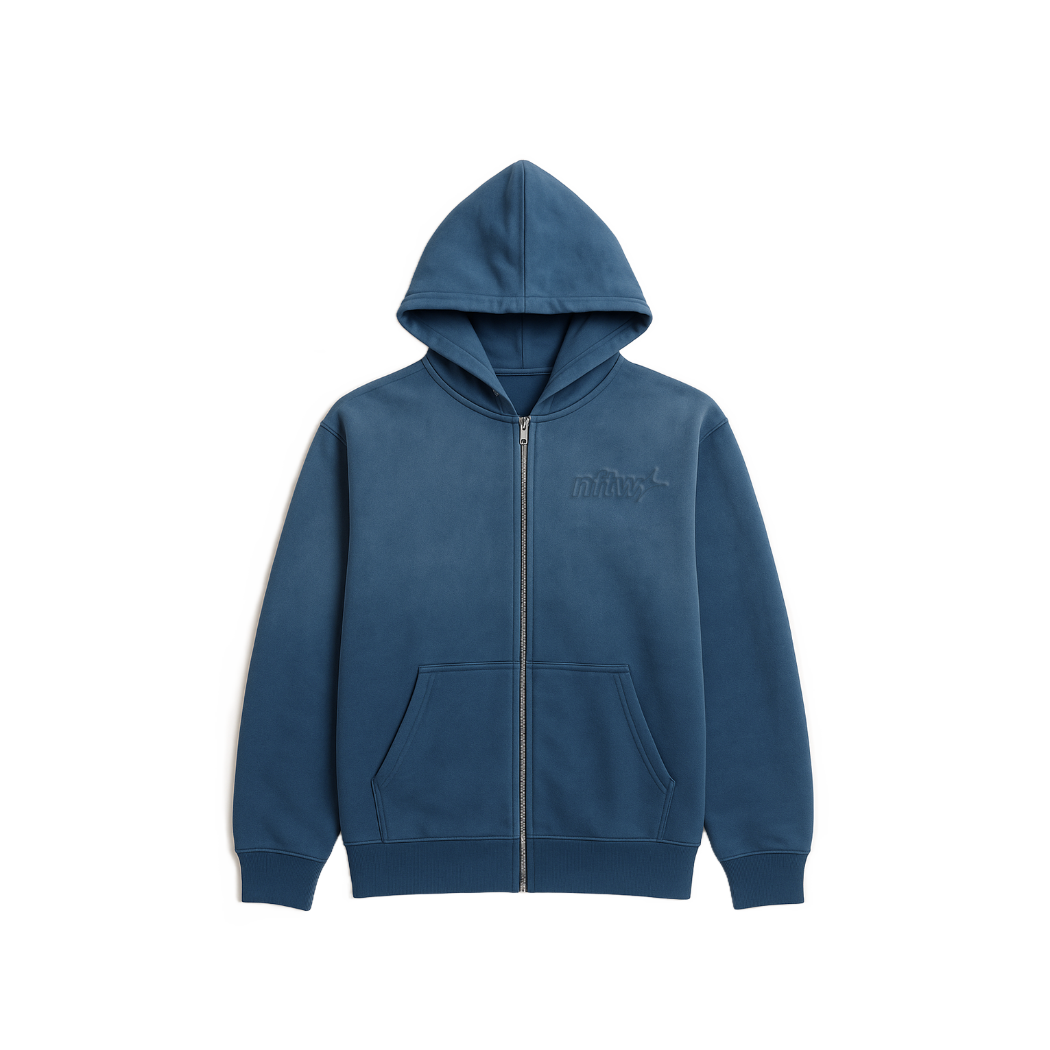NFTW BLUE WASHED ZIPPER