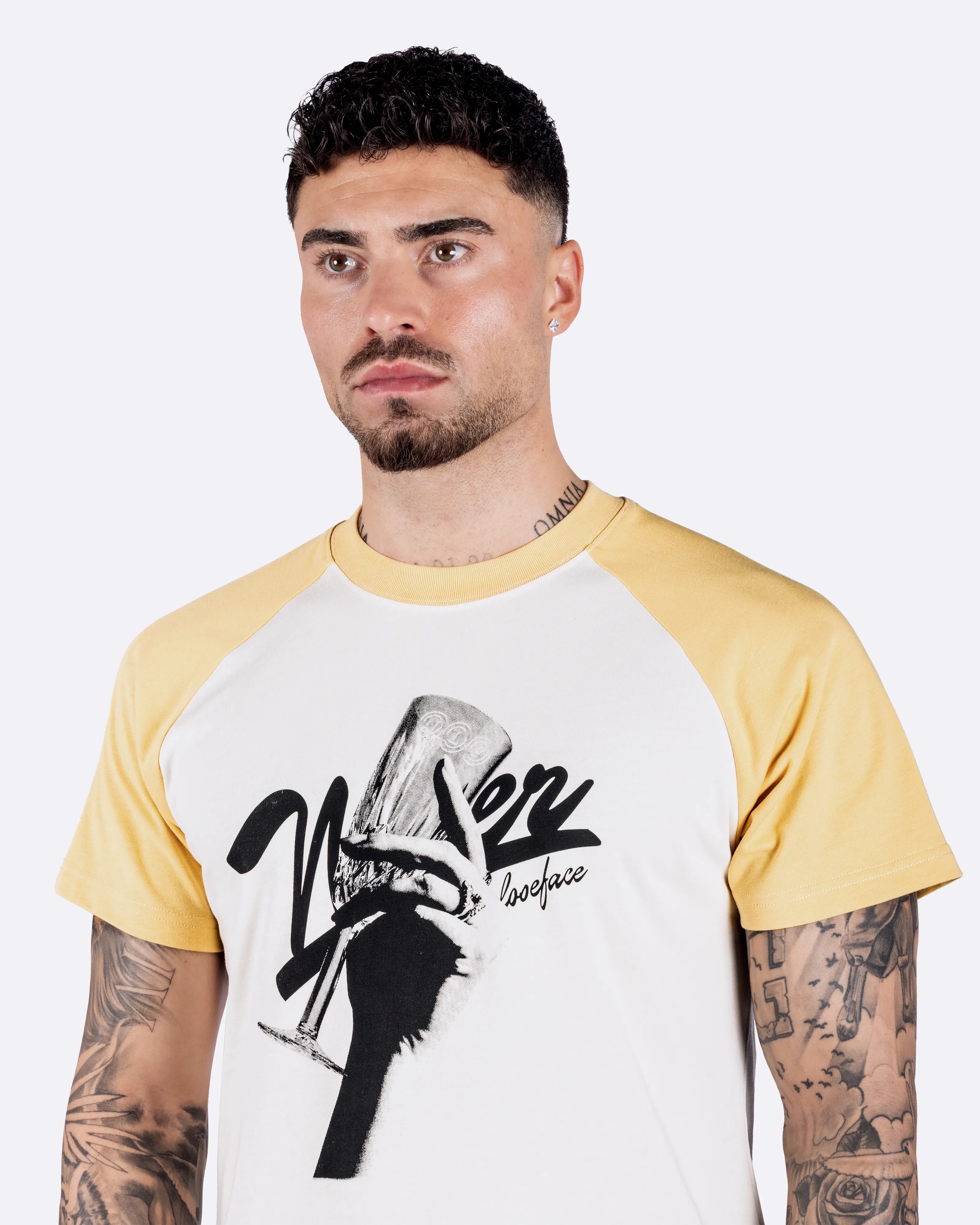 NEVERLOSEFACE LIMONCELLO RAGLAN TEE