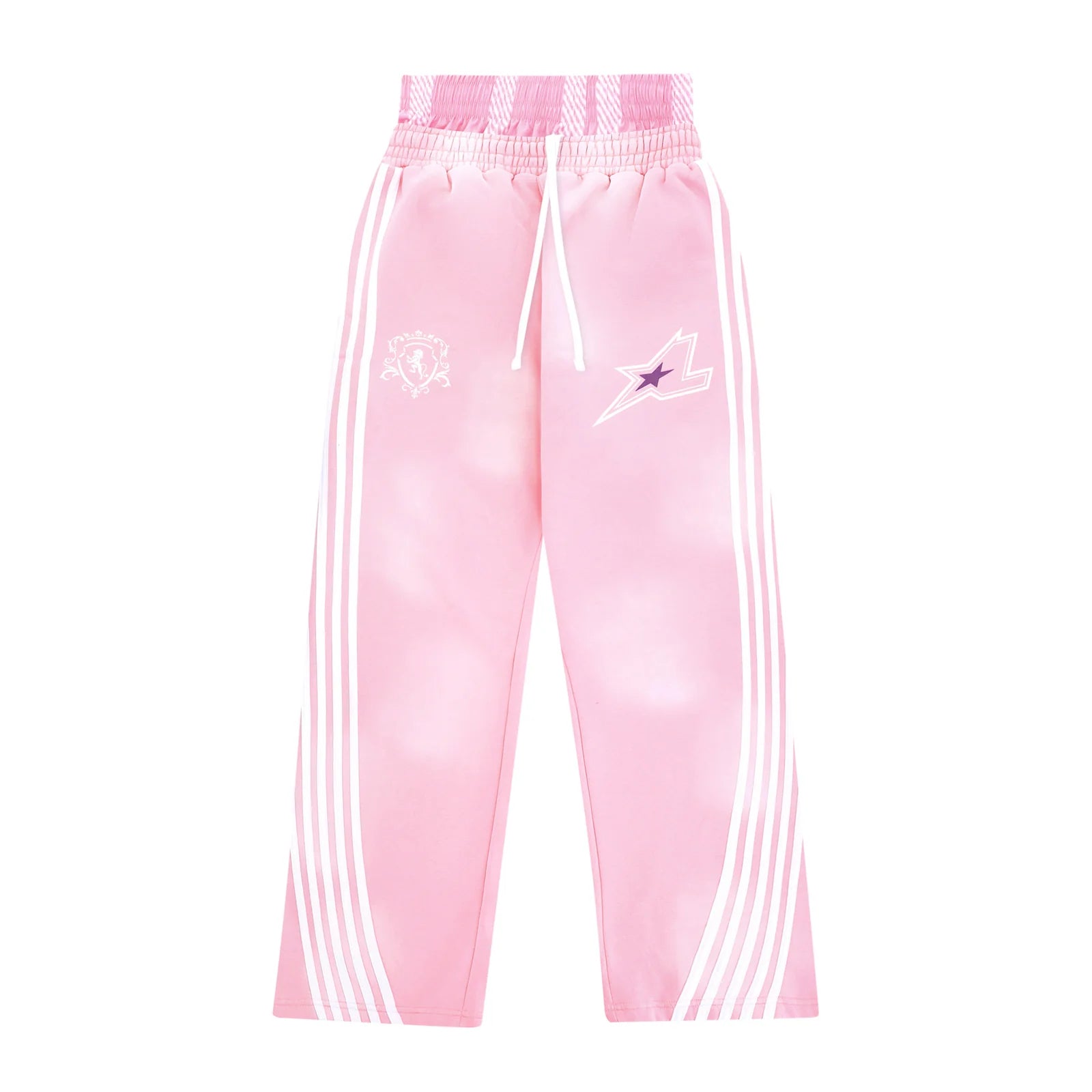 LUKAMACHAIN PINK STRIPED JOGGER