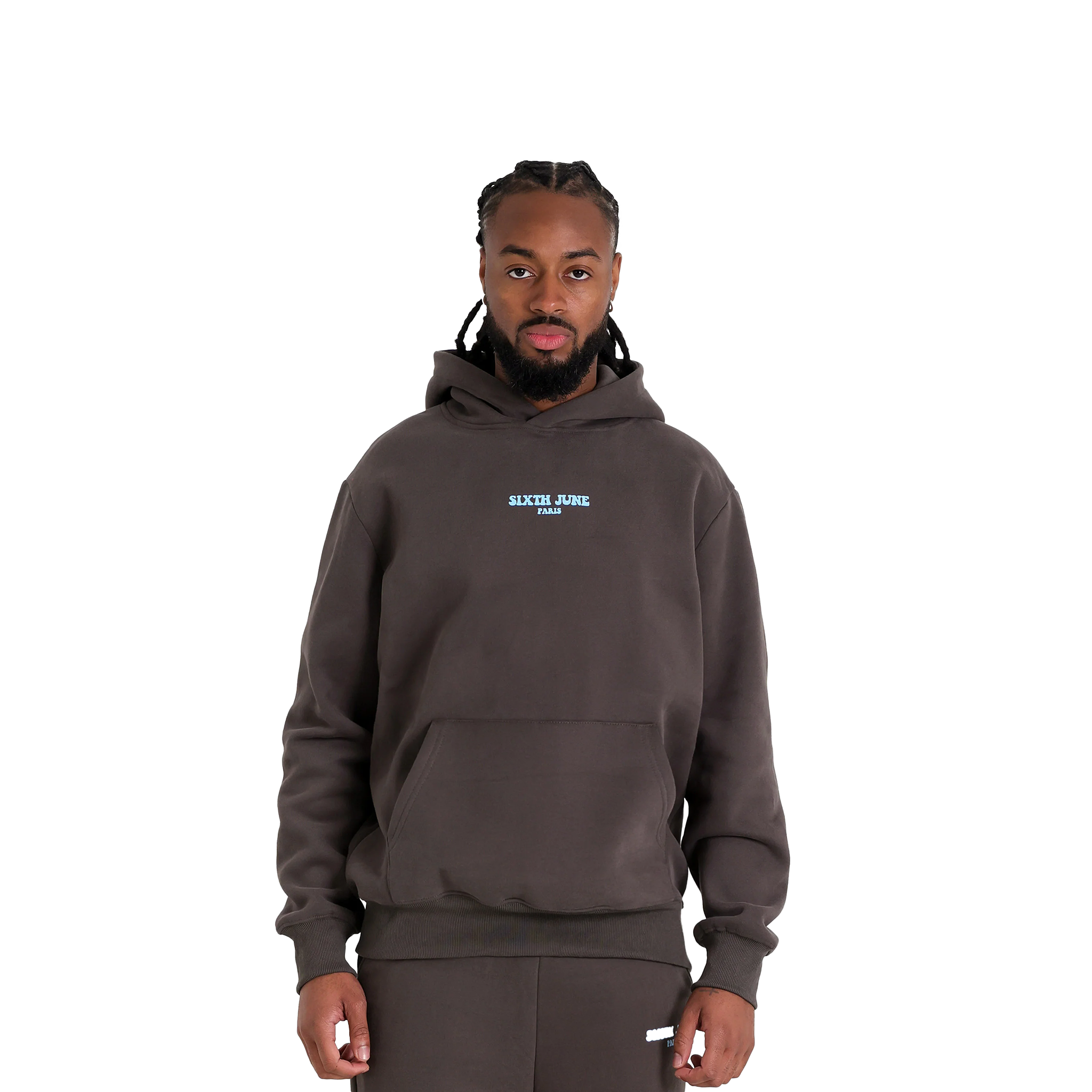SIXTH JUNE TAKE THE RISK HOODIE DARK GREY