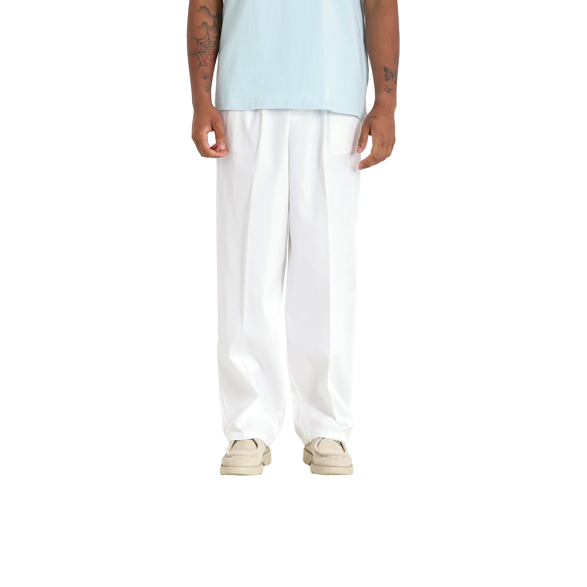 SIXTH JUNE TAILORED PANTS WHITE