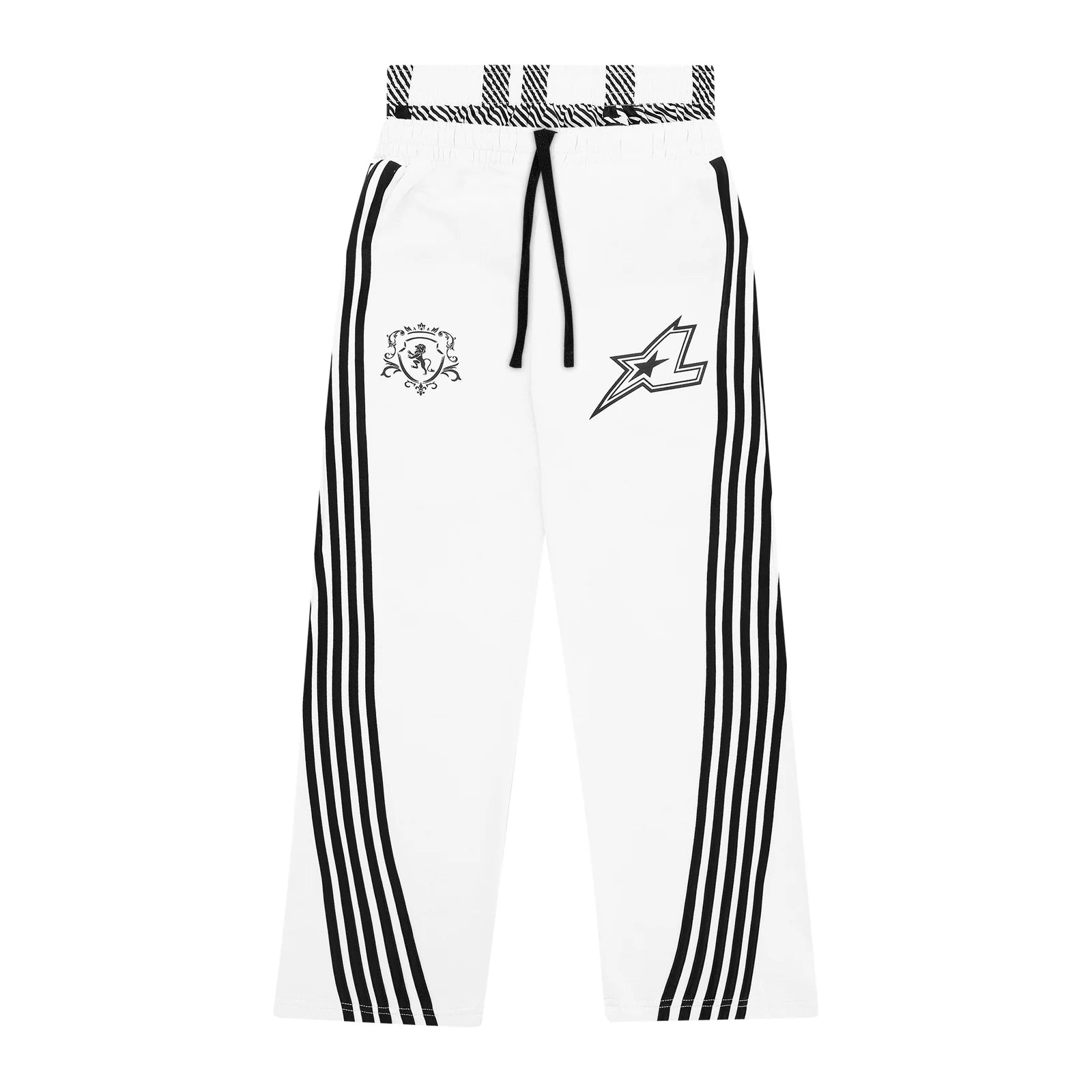 LUKAMACHAIN WHITE STRIPED JOGGER