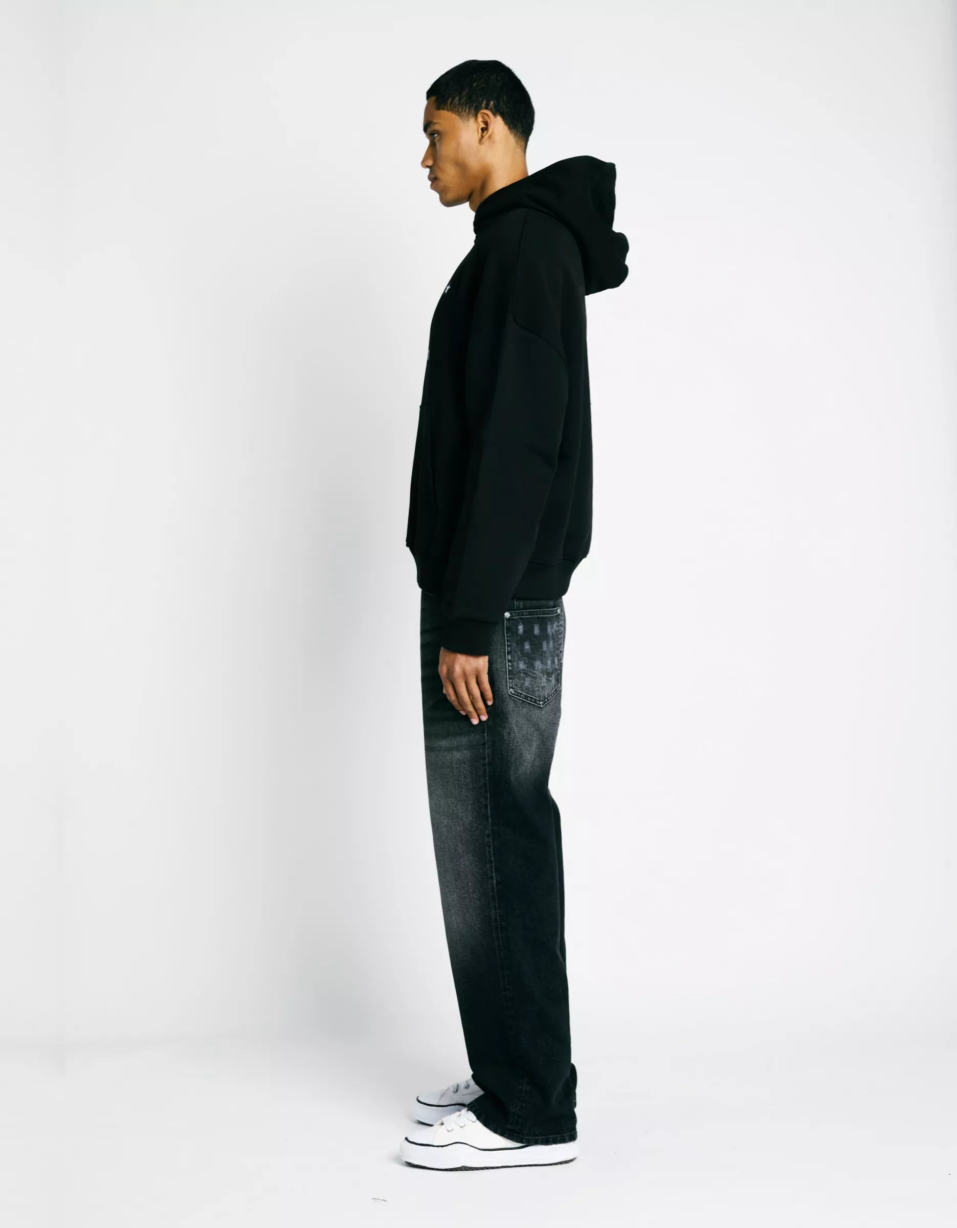 LEVTIC ORGANIZED CRIME HOODIE - BLACK