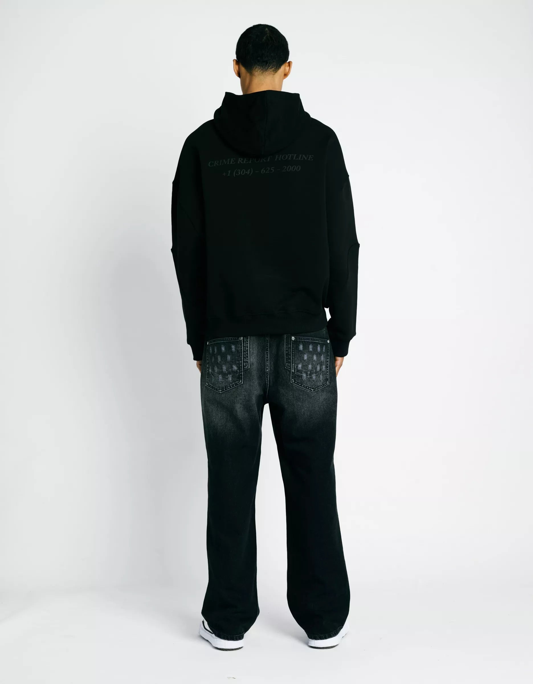 LEVTIC ORGANIZED CRIME HOODIE - BLACK
