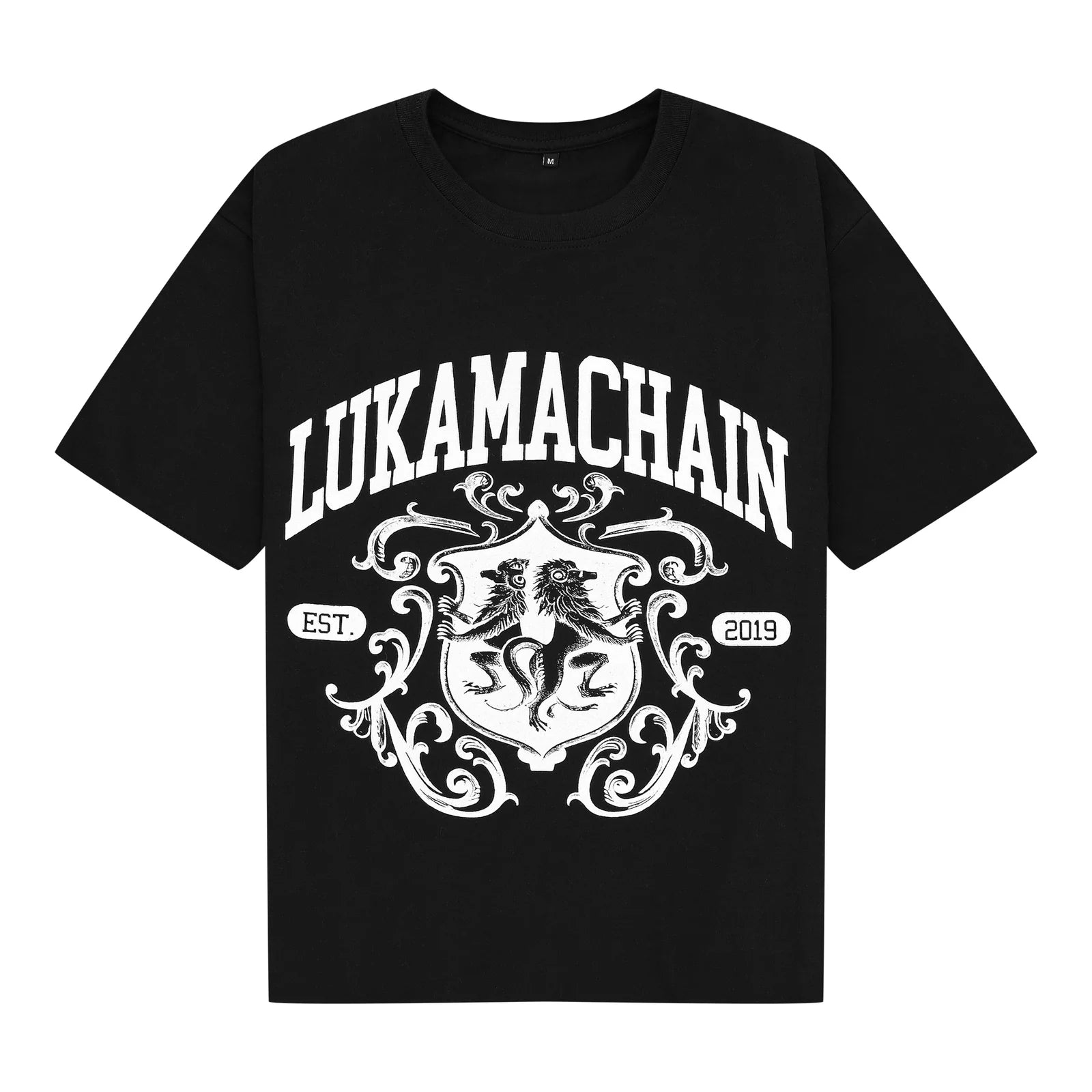LUKAMACHAIN TEE SHIRT ATHLETIC BLACK