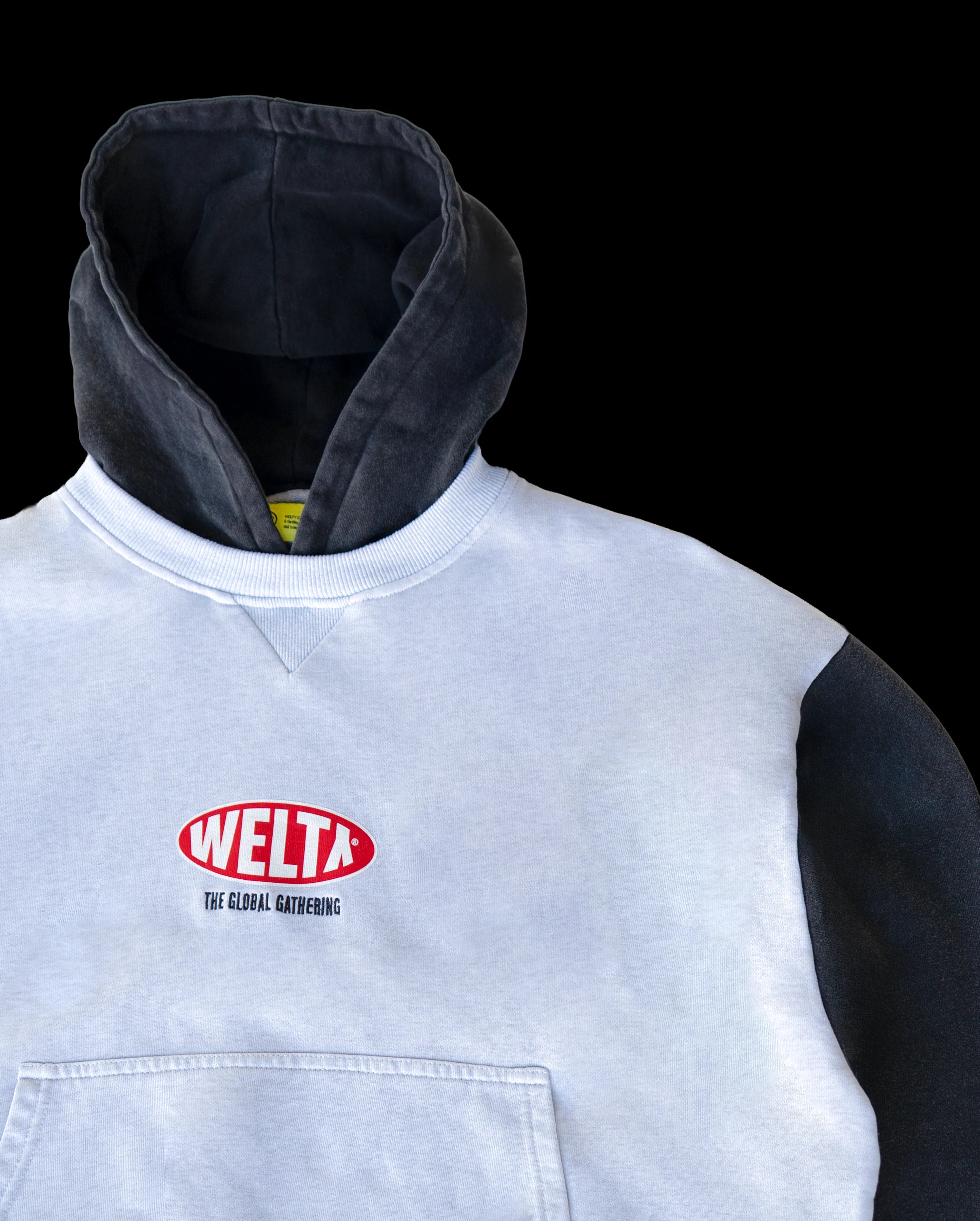 SWEAT À CAPUCHE BOXY DEUX COULEURS WELTY