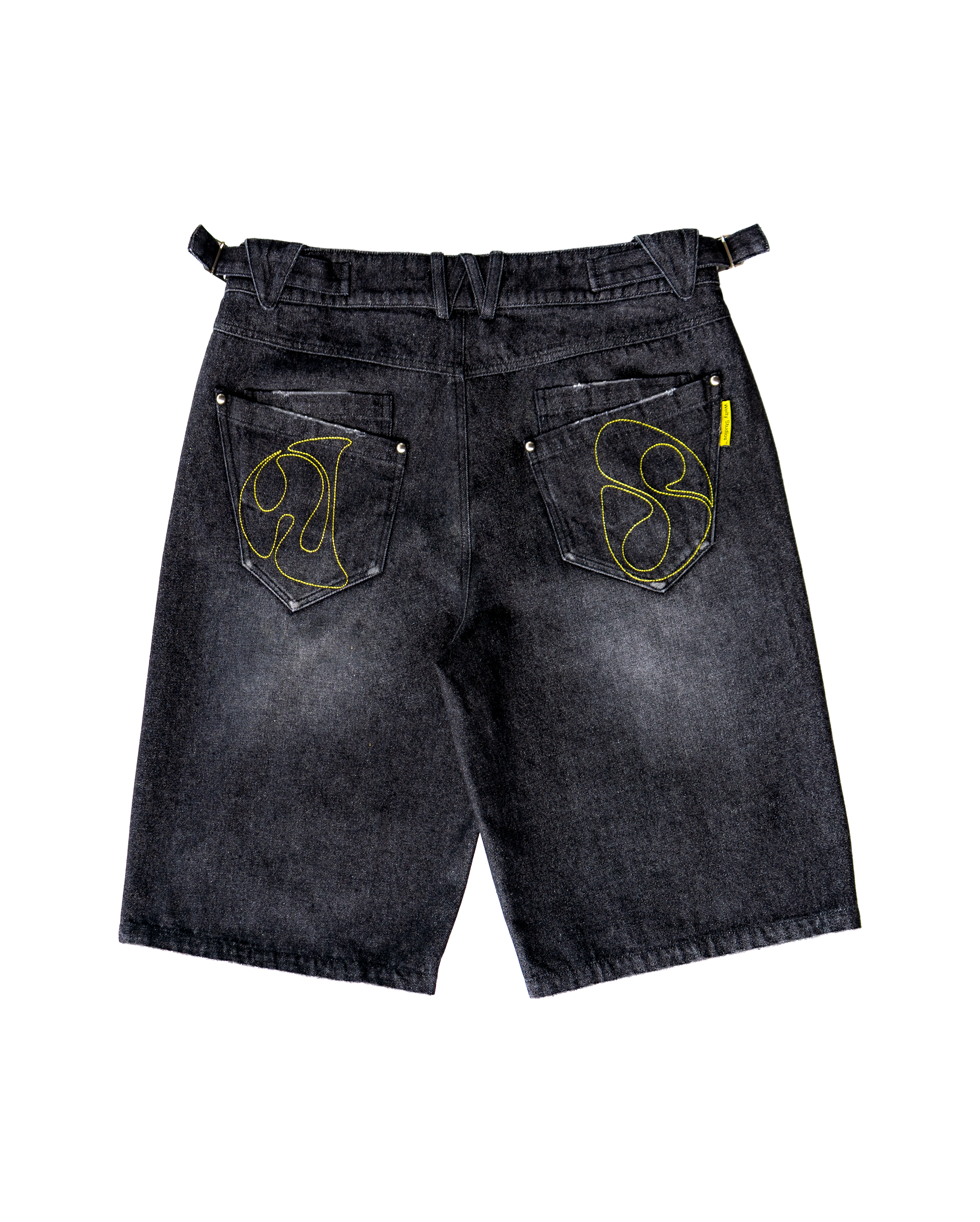 WELTY DOUBLE KNEE DENIM JORTS