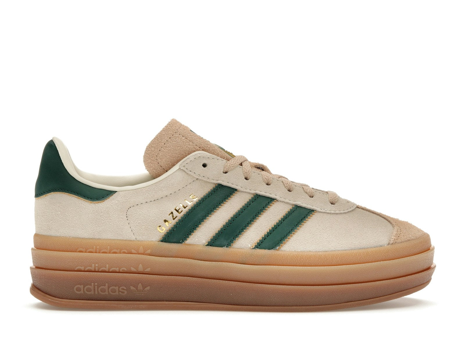 adidas-Gazelle-Bold-Magic-Beige-Collegiate-Green-Womens - 01
