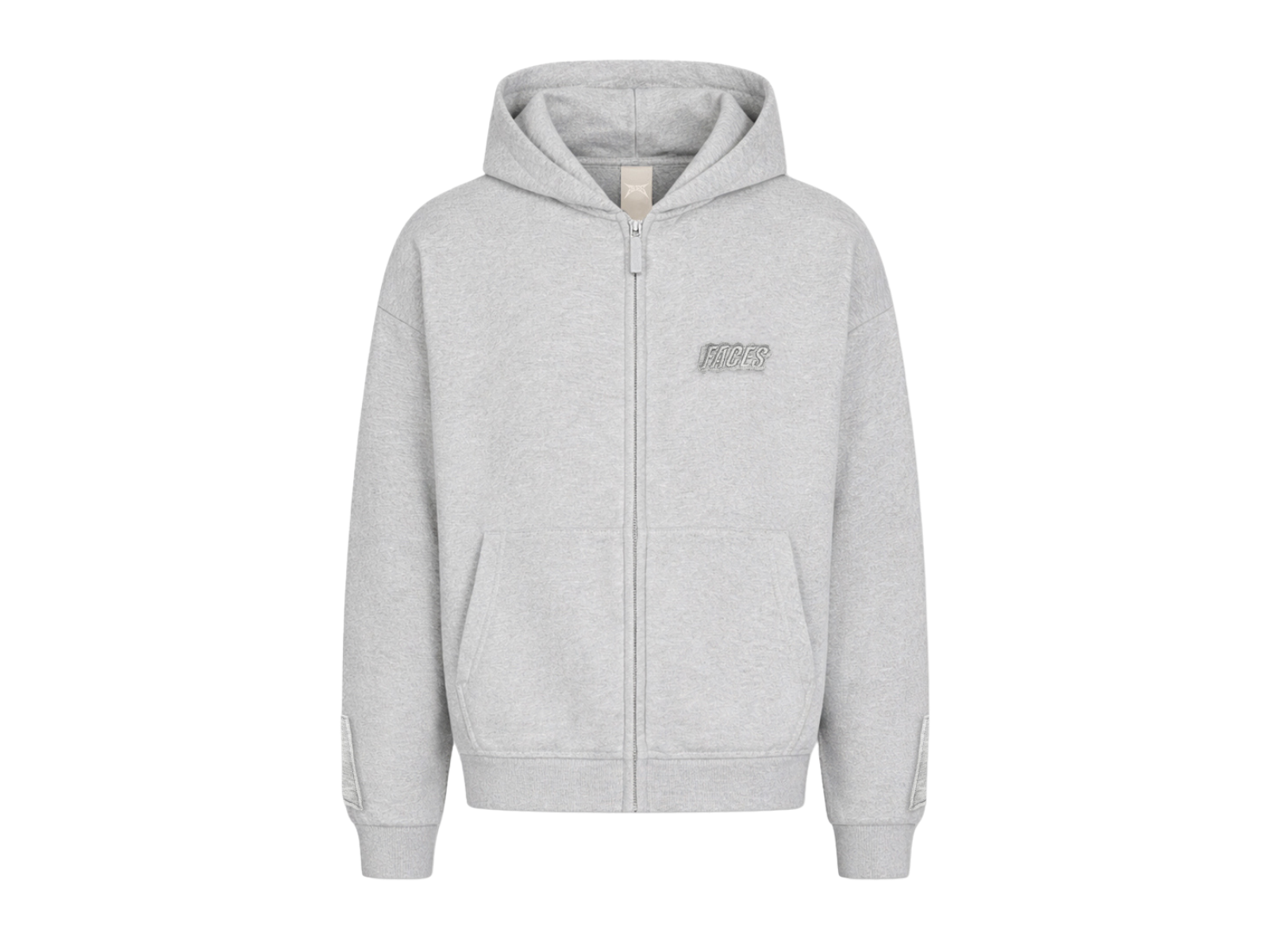 FACES CLOUDED 2026 ZIPPER I SNOW GREY