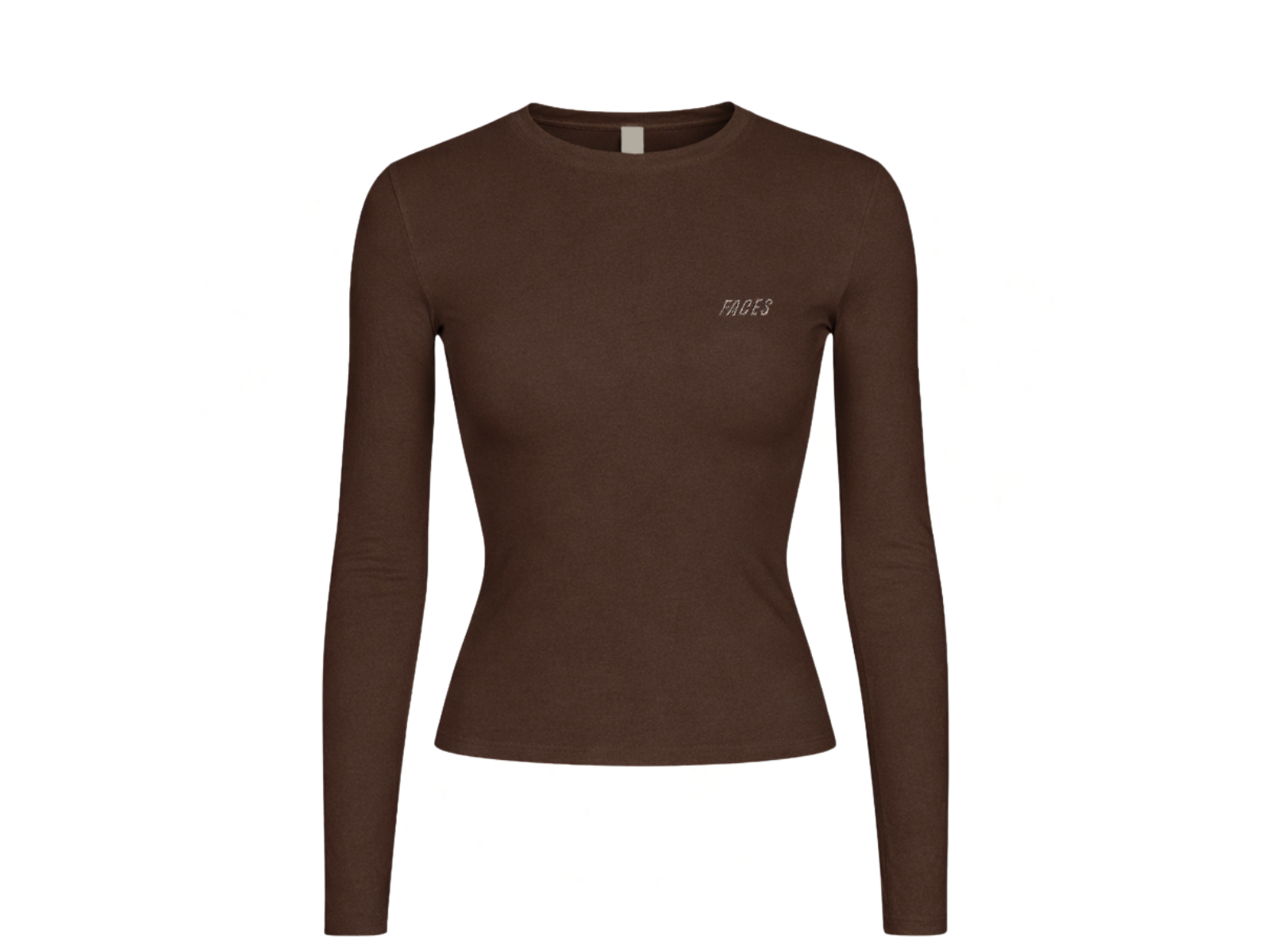 FACES CLOUDED 2026 WOMEN LONGSLEEVE I CHOCOLATE